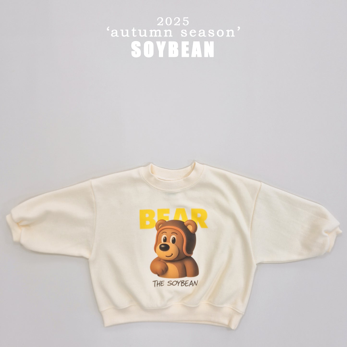 (Pre-order) Soybean Kids - Animal Friends Sweatshirt 동물친구들맨투맨 (3 Colors)