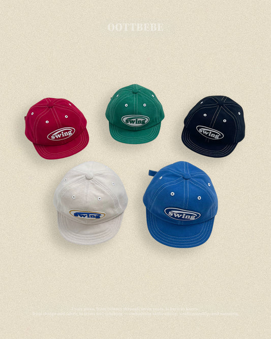 (Pre-order) OOTTBEBE Fall - Kids Swing Ball Cap - 스윙볼캡 (5 Colors)