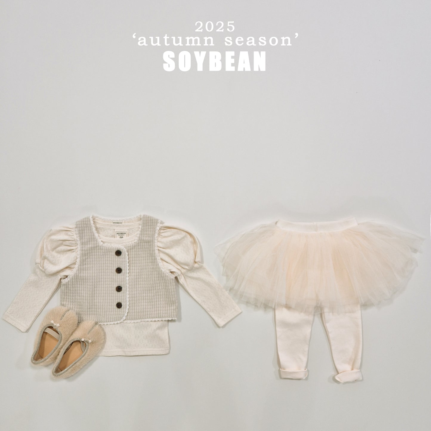 (Pre-order) Soybean Kids - Lovely Tutu Leggings 러블리샤샤치렝스 (3 Colors)