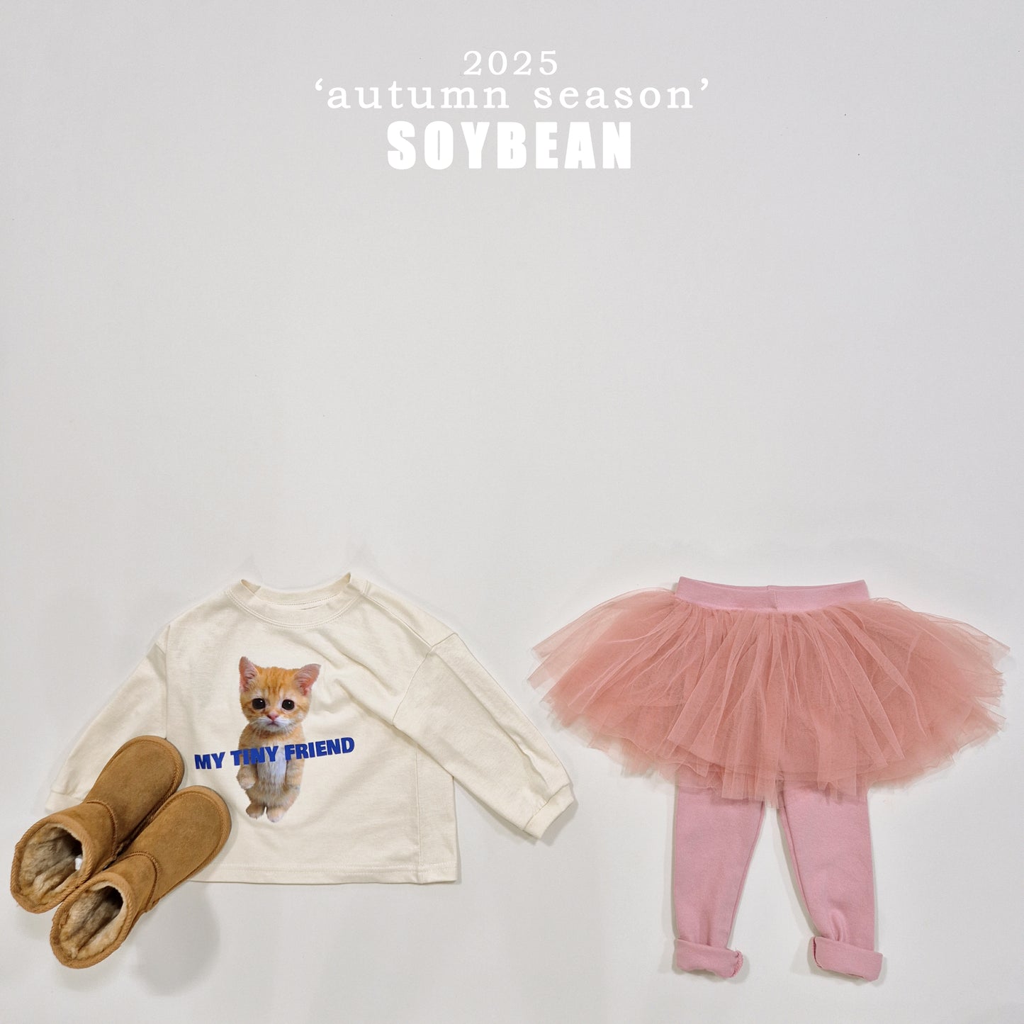 (Pre-order) Soybean Kids - Lovely Tutu Leggings 러블리샤샤치렝스 (3 Colors)