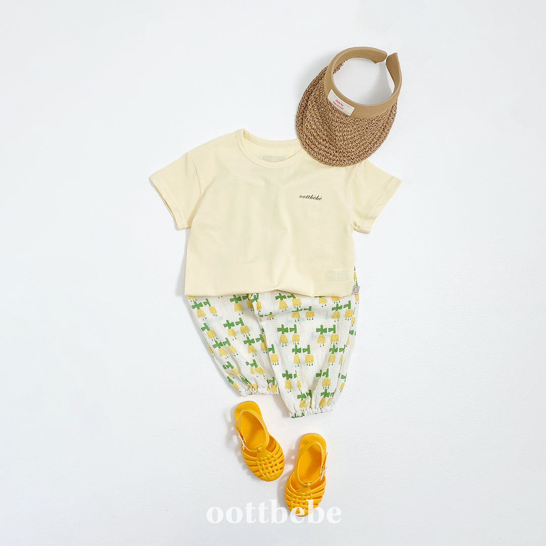 (Pre-order) OOTTBEBE - Supima Cotton T-Shirt 수피마티셔츠 키즈 (5 Colors)