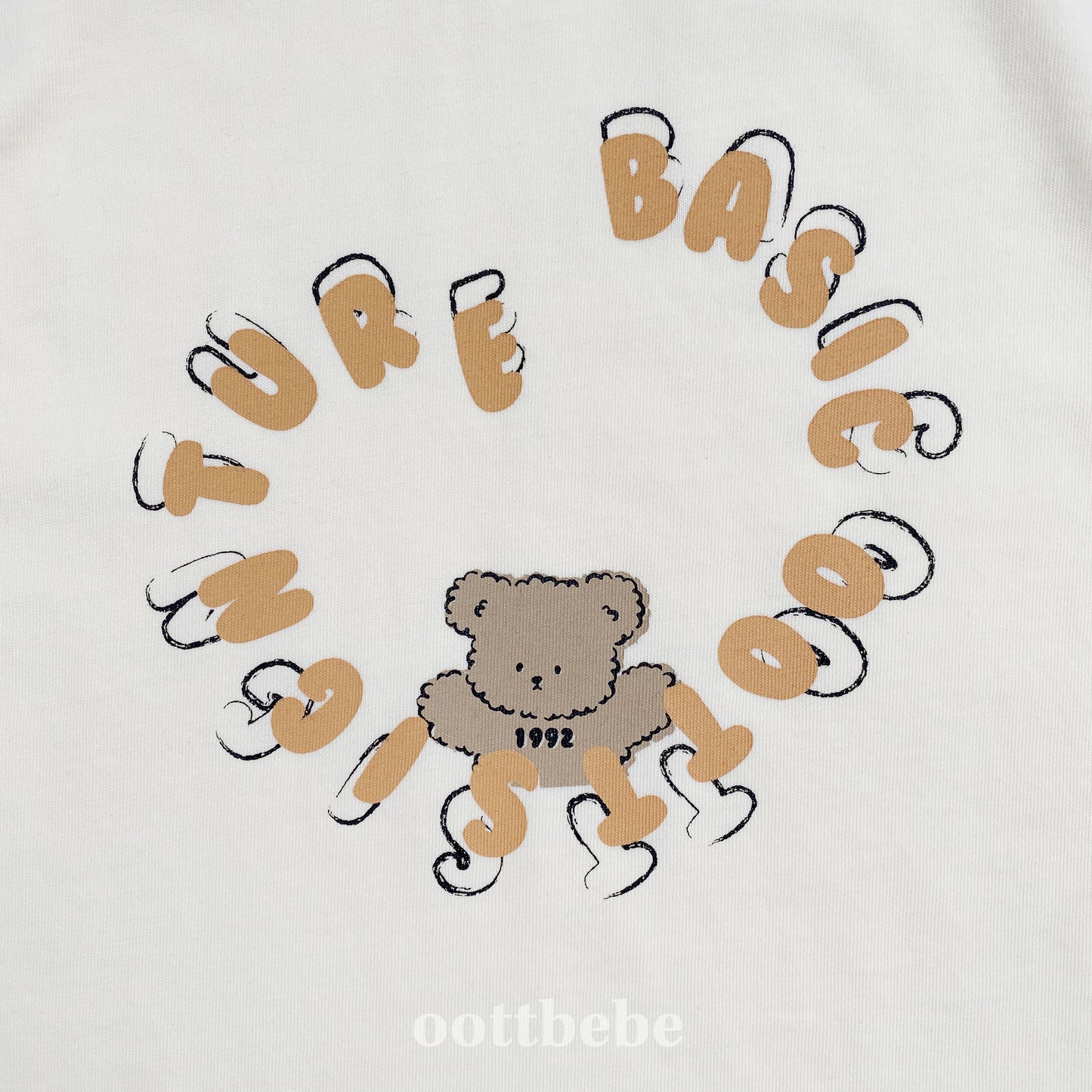 (Pre-order) OOTTBEBE - Otti Signature Top and Bottom Set 오띠시그니쳐상하복 (2 Colors)