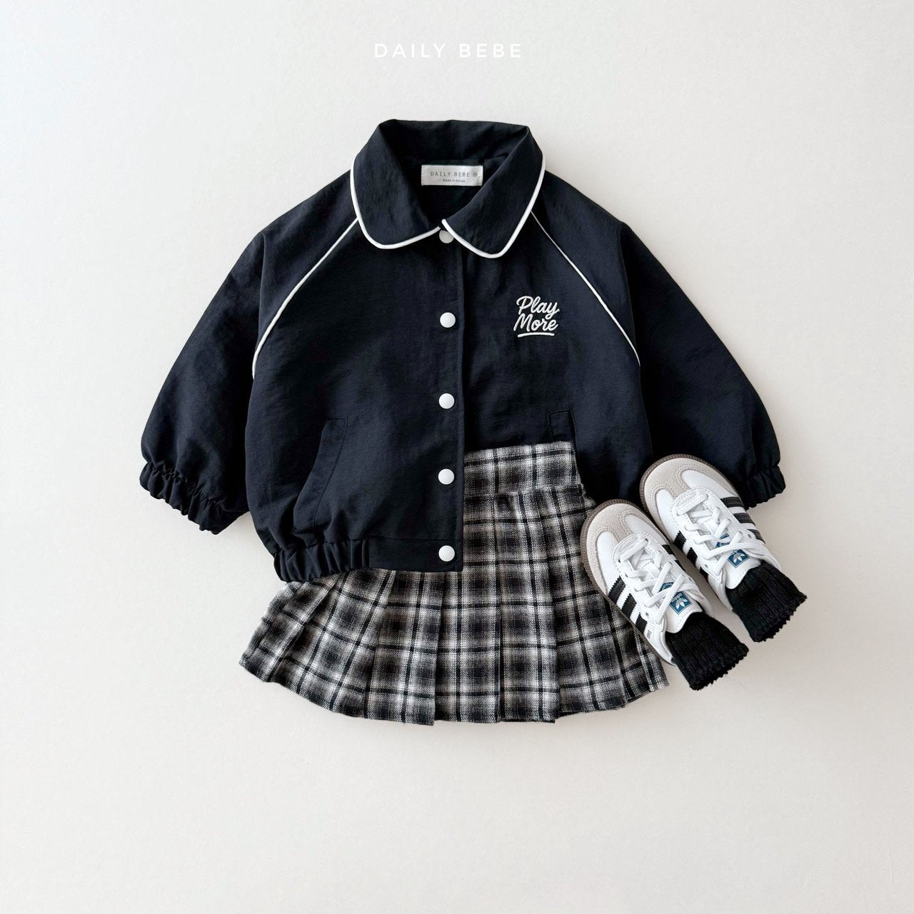 (Pre-order) Daily Bebe - Kids' Play More Jacket 플레이모어 점퍼 (2 Colors)