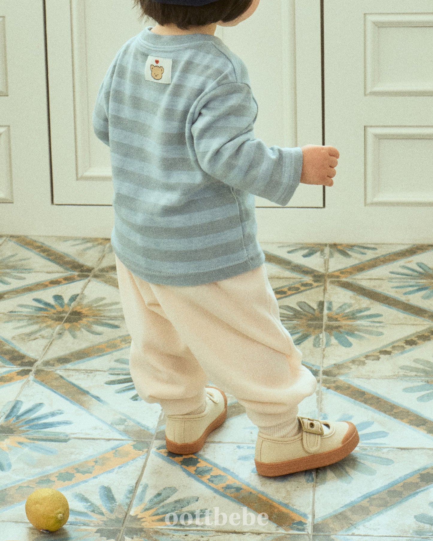 (Pre-order) OOTTBEBE - Knit Jogger Pants 니트조거팬츠 (4 Colors)