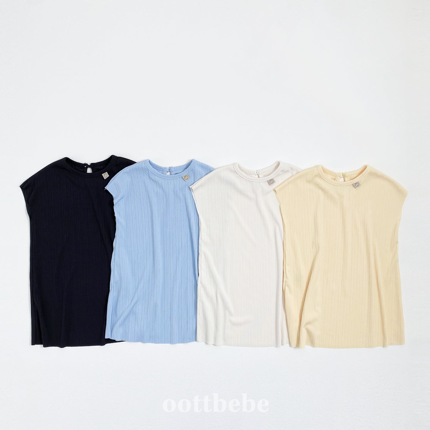 (Pre-order) OOTTBEBE - Bali Pleats Dress 발리플리츠원피스 (4 Colors)