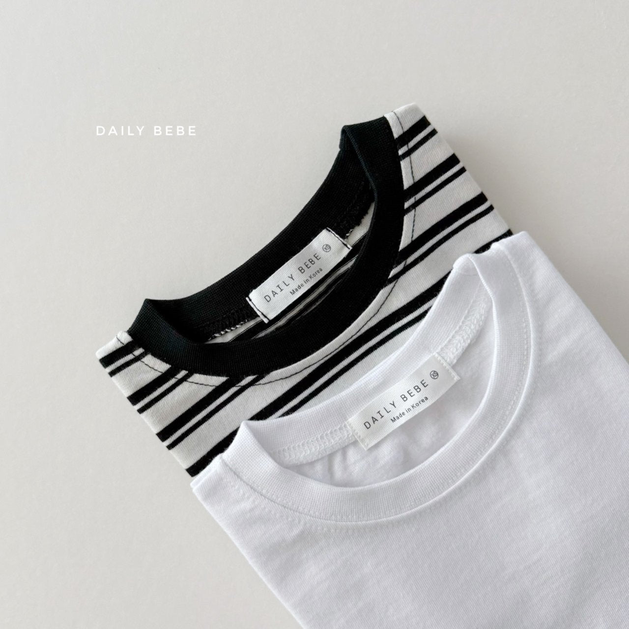 (Pre-order) Daily Bebe - Kids’ New Layered Tee 뉴레이어드티 (2 Colors)