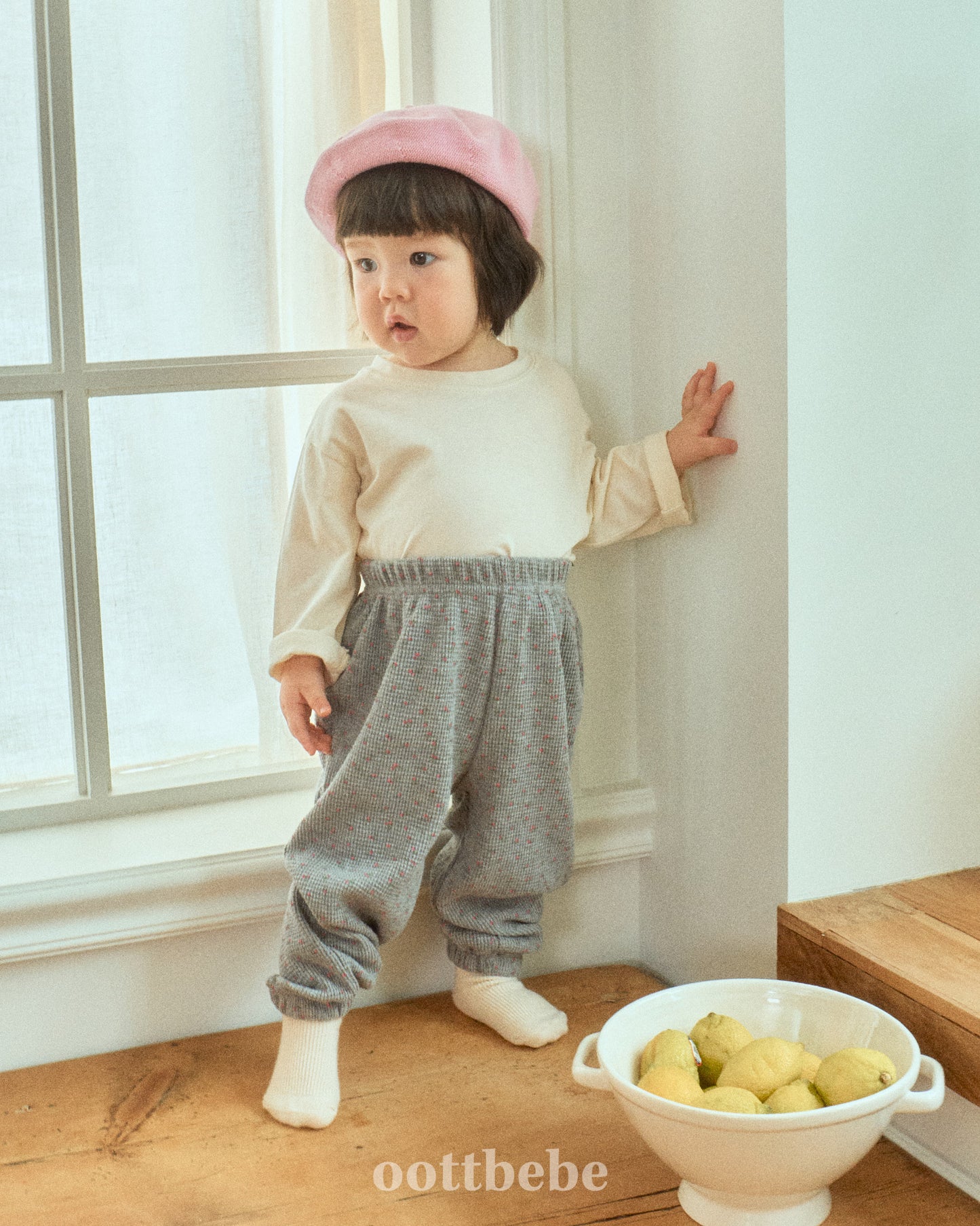 (Pre-order) OOTTBEBE - Melody Gojengi Pants 멜로디고쟁이팬츠 (4 Colors)