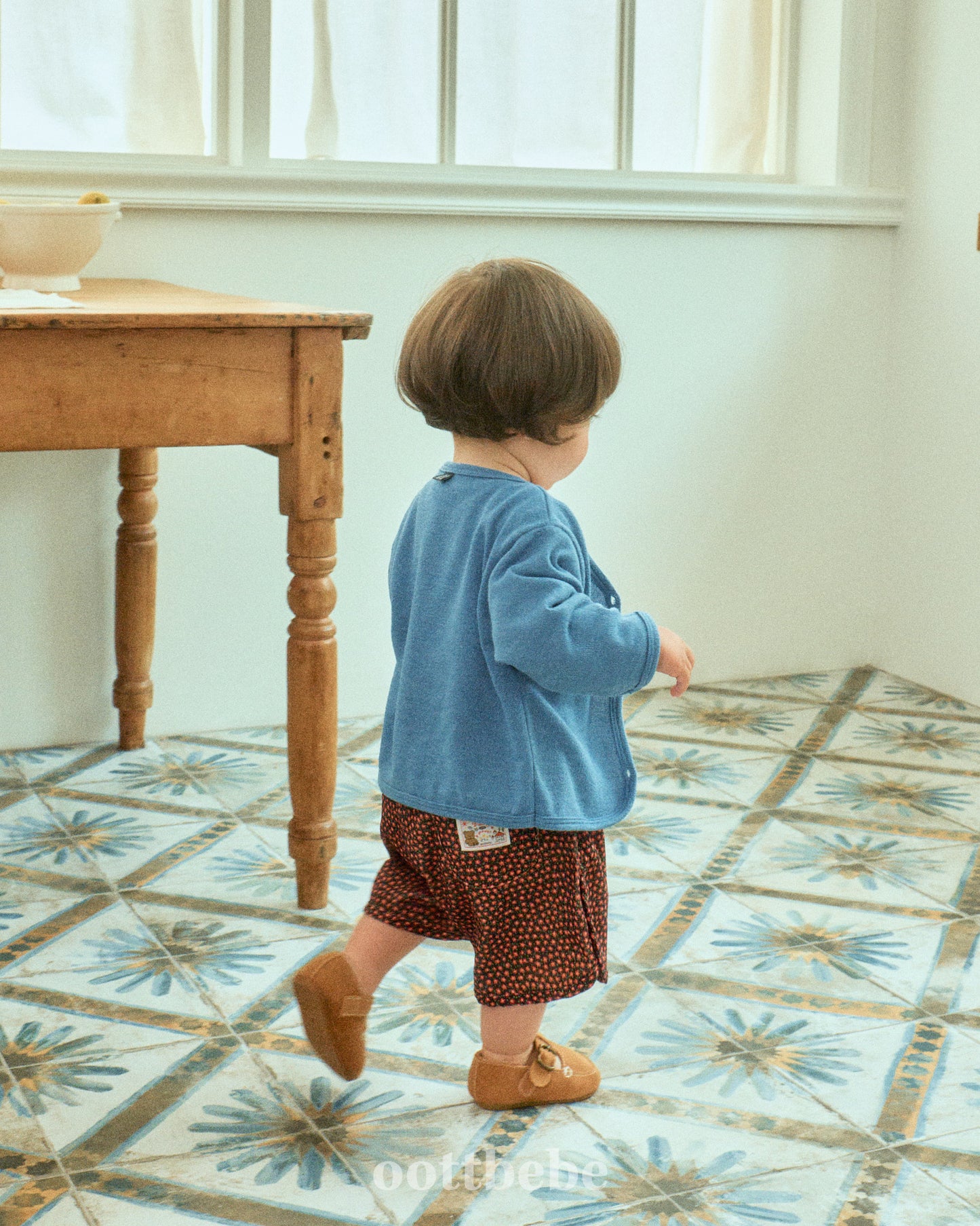 (Pre-order) OOTTBEBE - Bloom Pants (6/10 Length) 블룸팬츠(6부) (2 Colors)