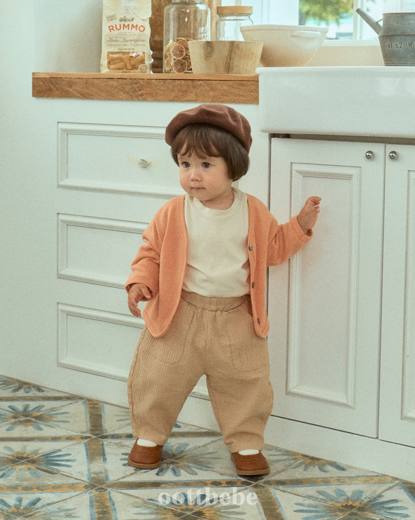 (Pre-order) OOTTBEBE - Playful Pocket Pants 위트포켓팬츠 (2 Colors)