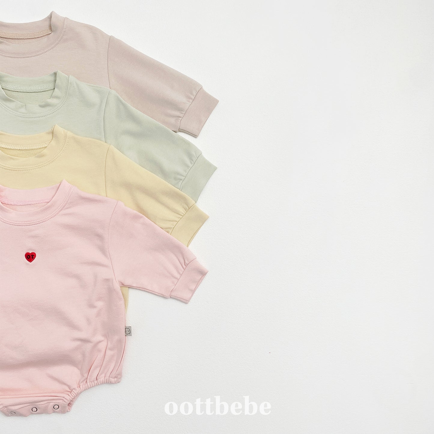 (Pre-order) OOTTBEBE - Petit Modal Suit (Stretch Terry) 쁘띠모달슈트(쮸리스판) (4 Colors)