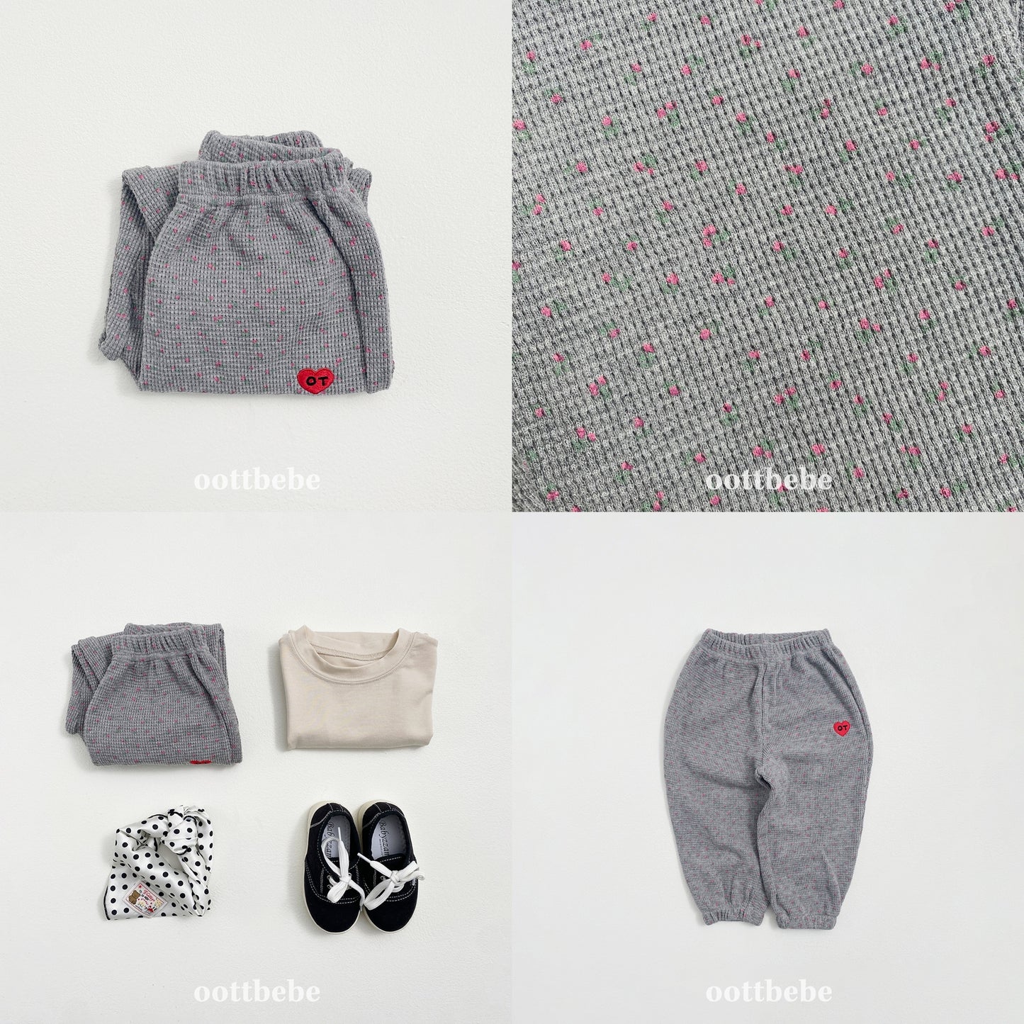 (Pre-order) OOTTBEBE - Melody Gojengi Pants 멜로디고쟁이팬츠 (4 Colors)