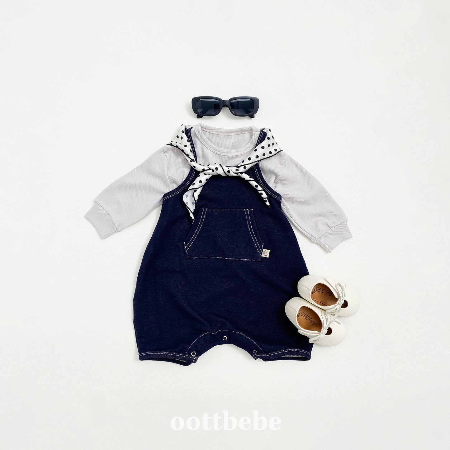 (Pre-order) OOTTBEBE - Creamy Cuff Tee 크리미시보리티 (4 Colors)