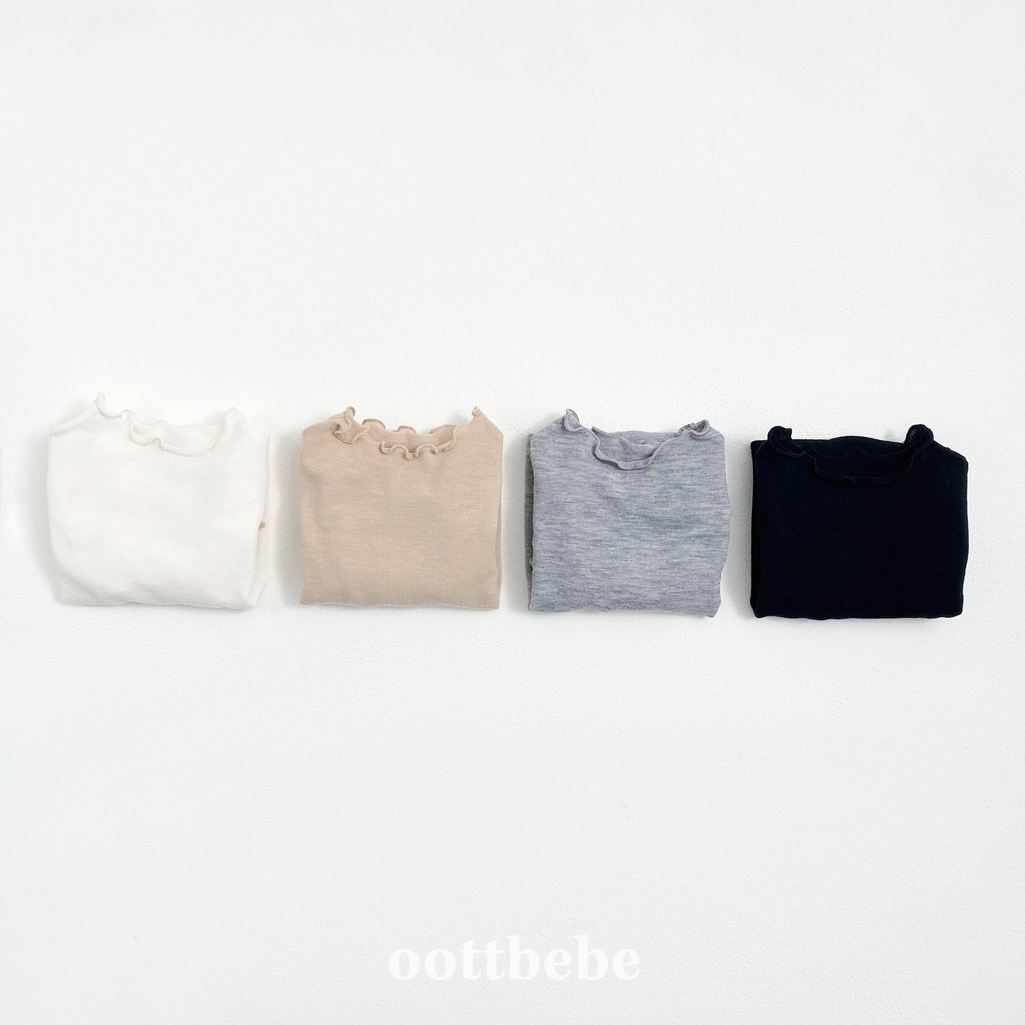 (Pre-order) OOTTBEBE - Inner Flare Tee 이너프날라리티 (4 Colors)