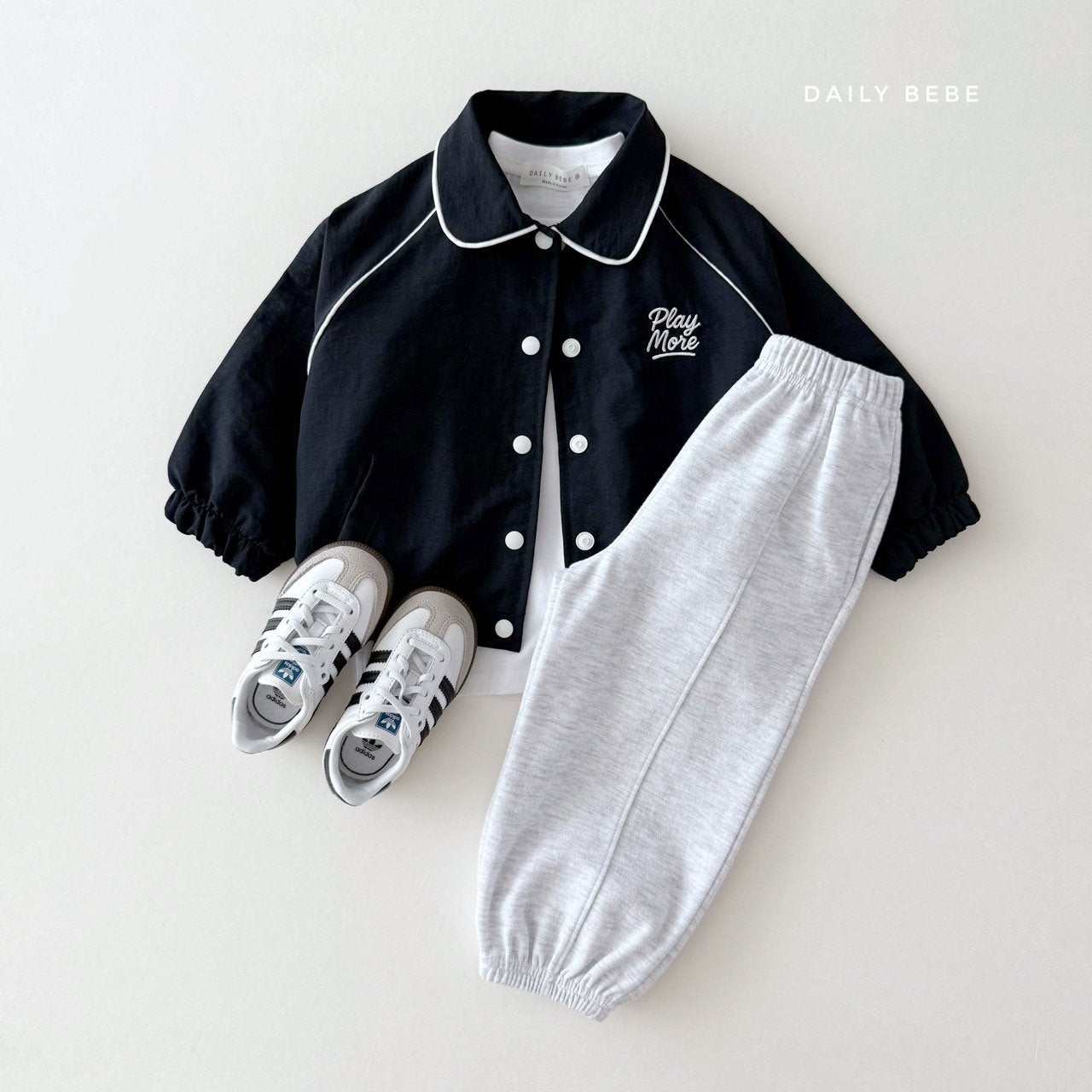 (Pre-order) Daily Bebe - Kids' Play More Jacket 플레이모어 점퍼 (2 Colors)