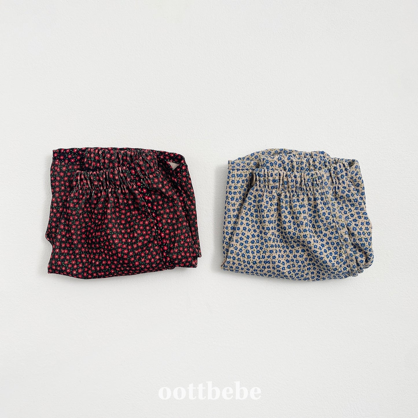 (Pre-order) OOTTBEBE - Bloom Pants (6/10 Length) 블룸팬츠(6부) (2 Colors)