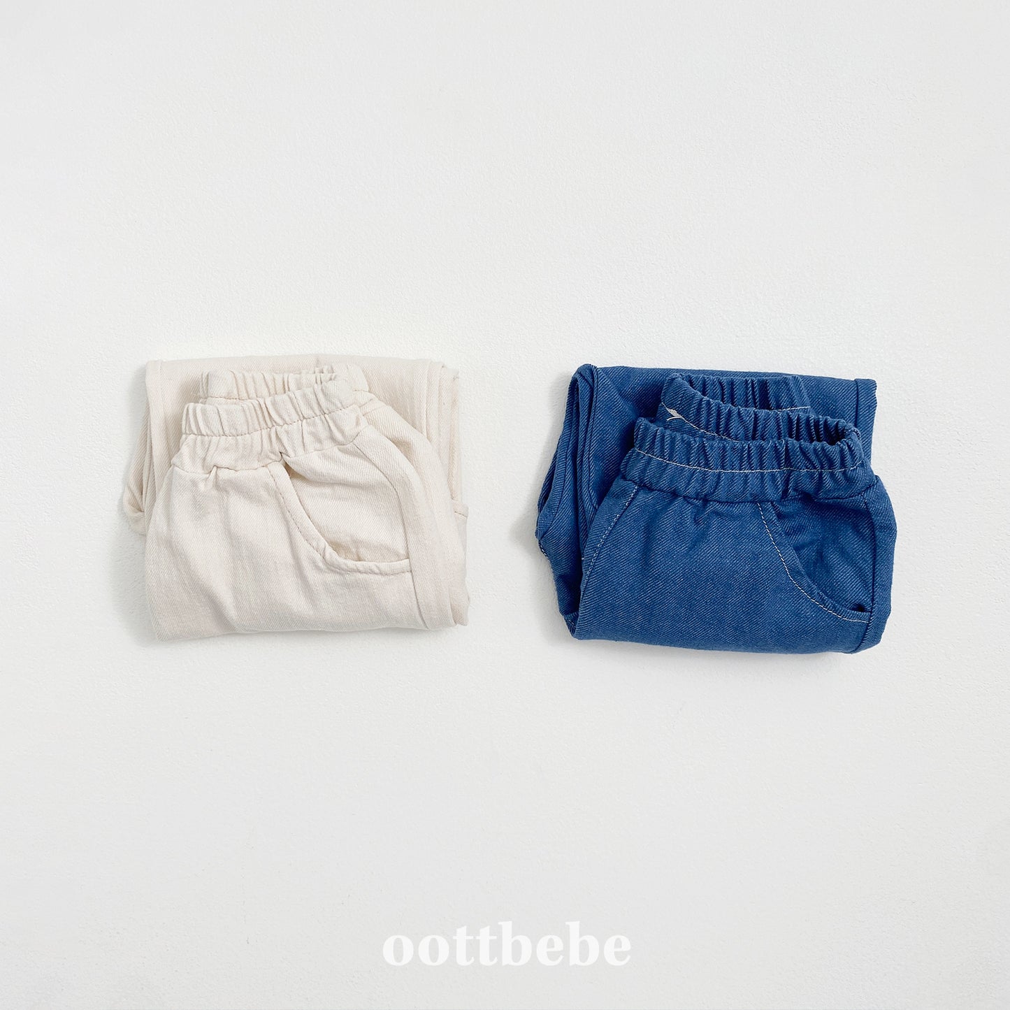 (Pre-order) OOTTBEBE - Stitch Cargo Pants 스티치카고팬츠 (2 Colors)