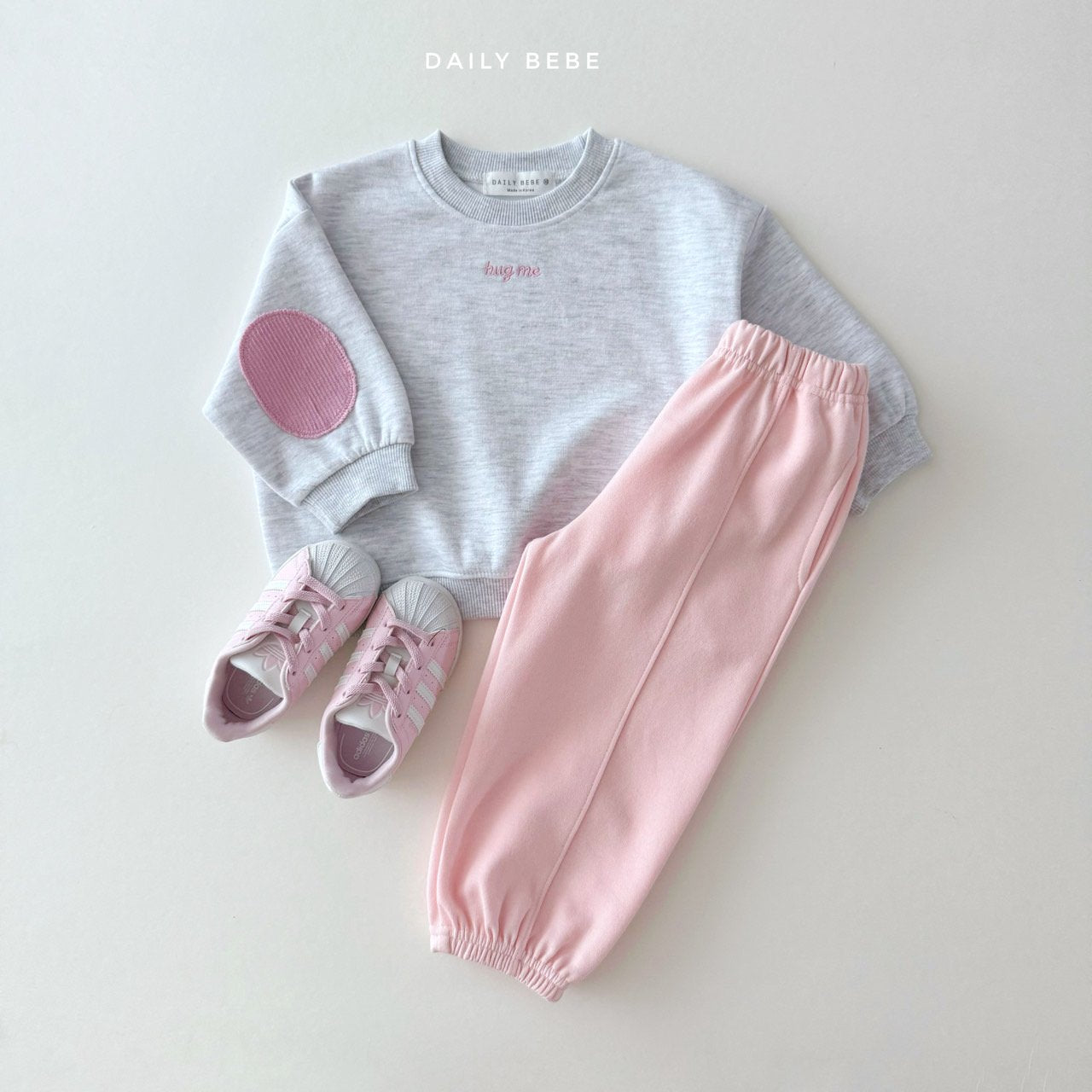 (Pre-order) Daily Bebe - Kids' Hug Me Sweatshirt 허그미 맨투맨 (3 Colors)