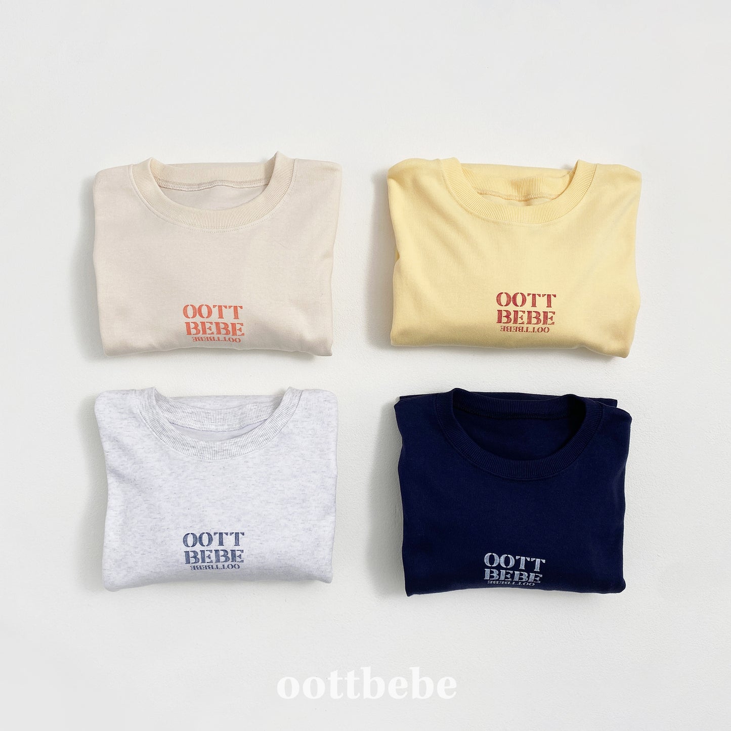 (Pre-order) OOTTBEBE - Mom's OOTT Sweatshirt 오뜨베베맨투맨 (성인) (4 Colors)