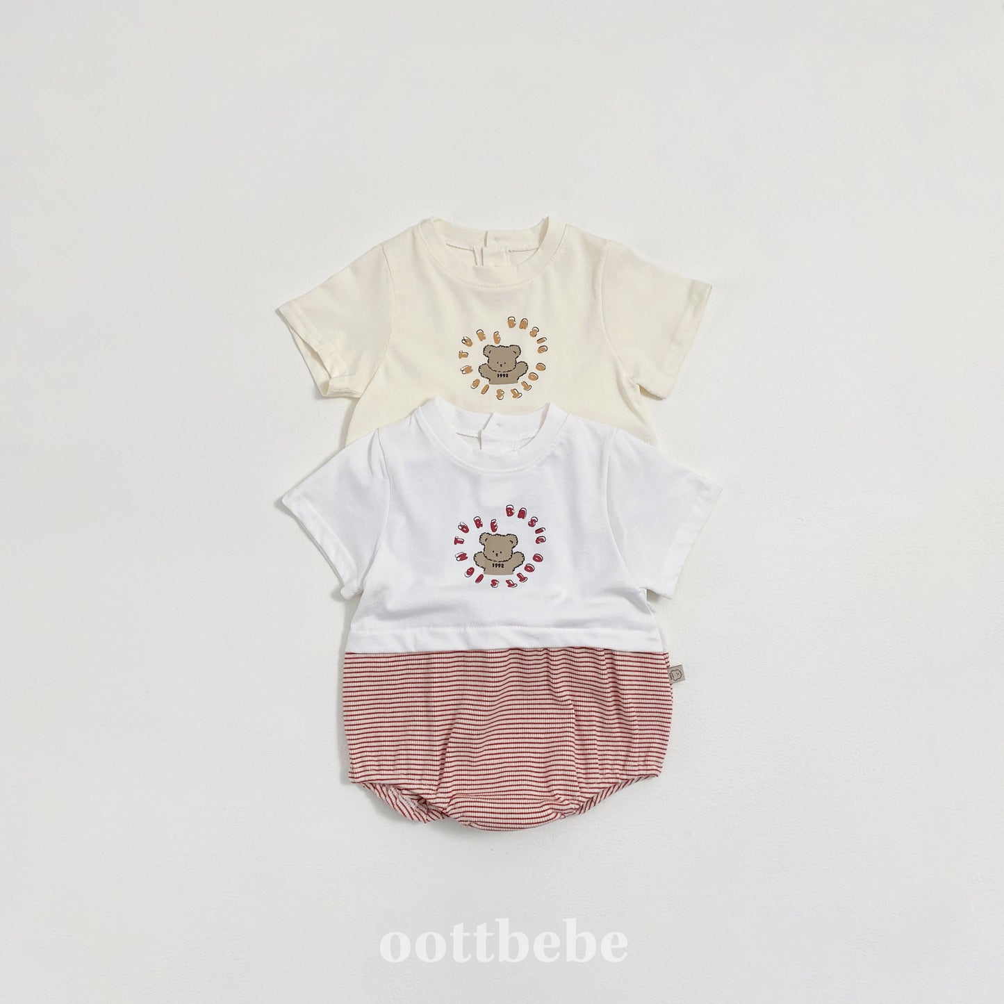 (Pre-order) OOTTBEBE - Otti Signature Bodysuit 오띠시그니쳐슈트 (2 Colors)