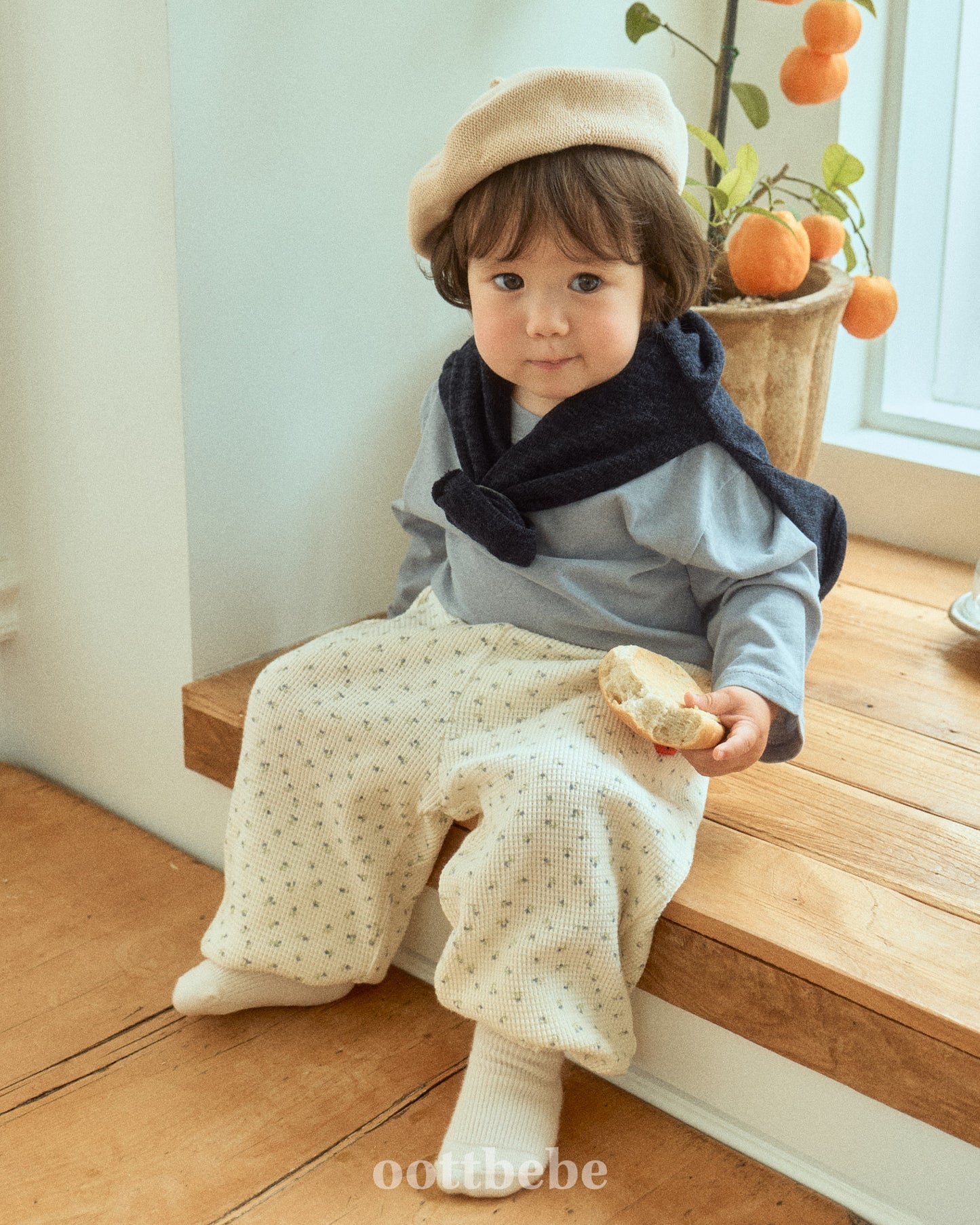 (Pre-order) OOTTBEBE - Melody Gojengi Pants 멜로디고쟁이팬츠 (4 Colors)