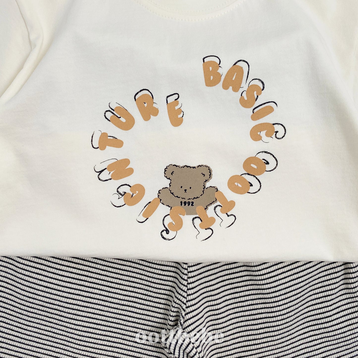(Pre-order) OOTTBEBE - Otti Signature Top and Bottom Set 오띠시그니쳐상하복 (2 Colors)