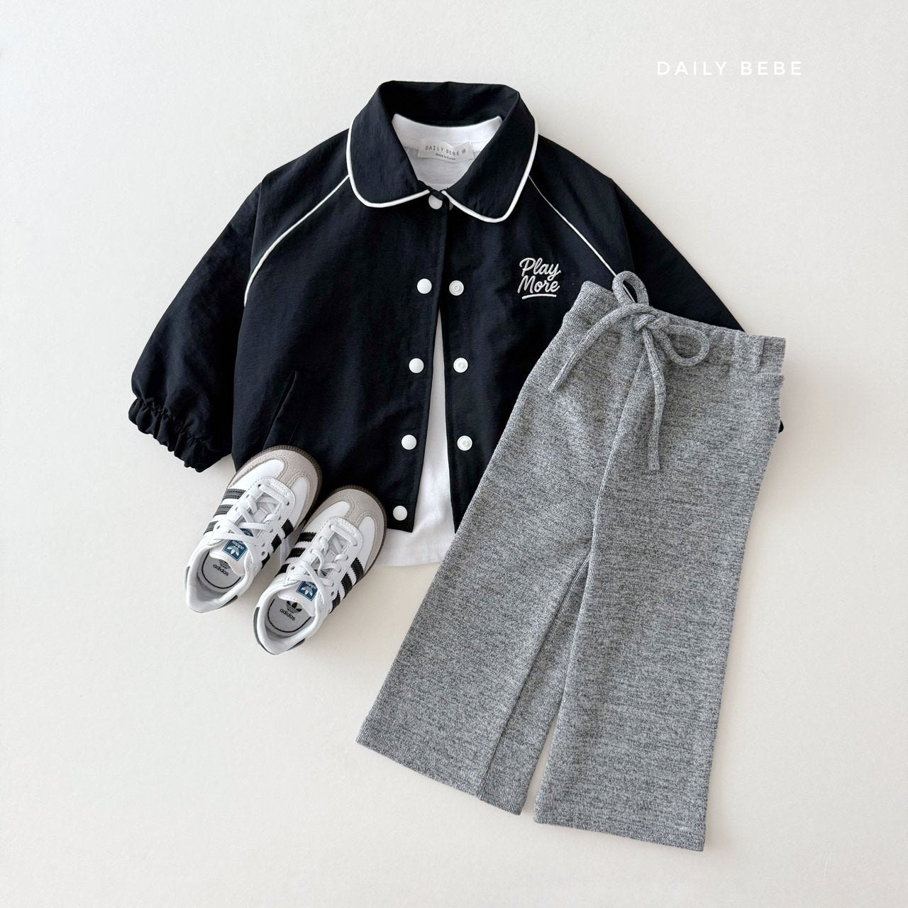(Pre-order) Daily Bebe - Kids' Play More Jacket 플레이모어 점퍼 (2 Colors)