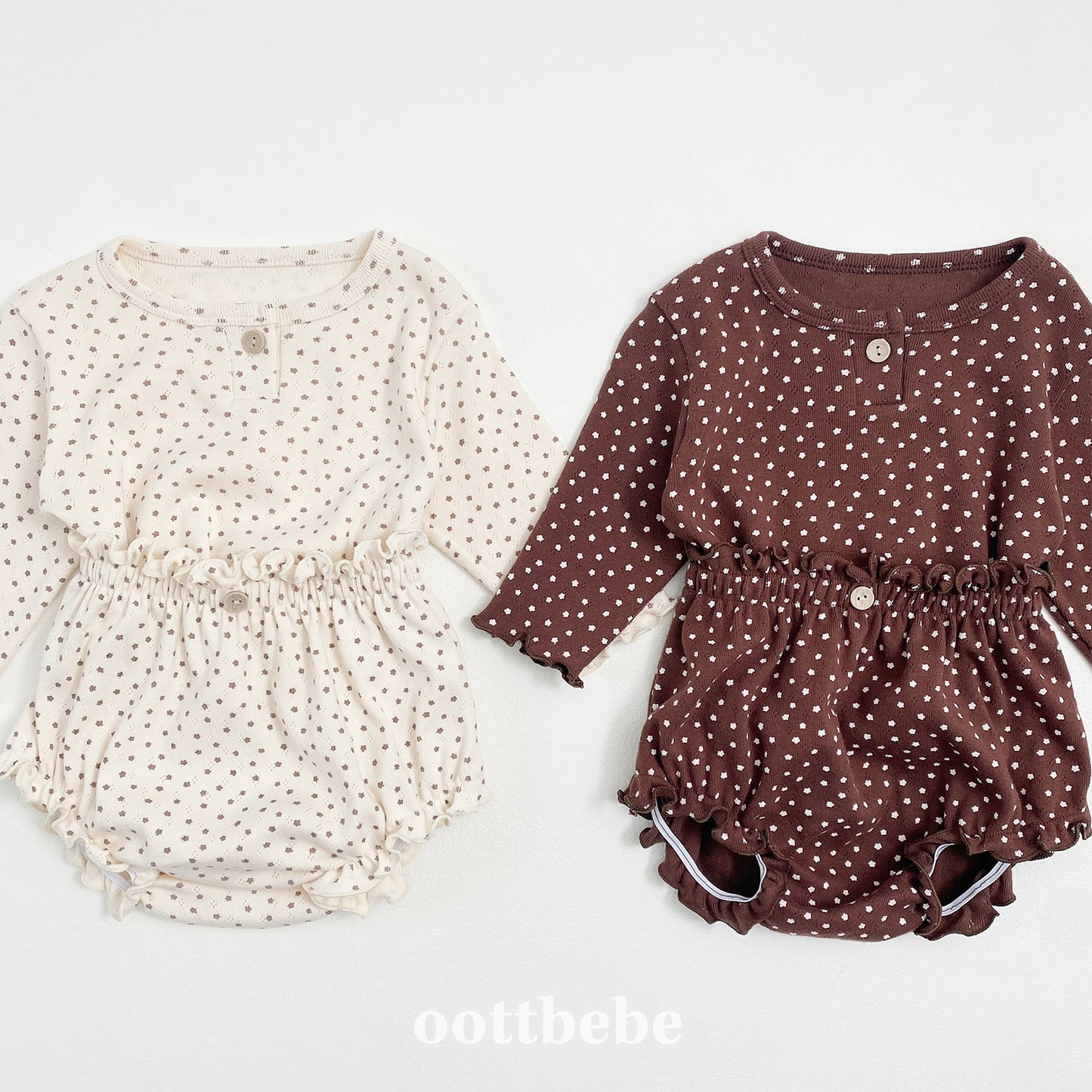 (Pre-order) OOTTBEBE - Star Candy Bloomer Set 별사탕블루머Set (2 Colors)