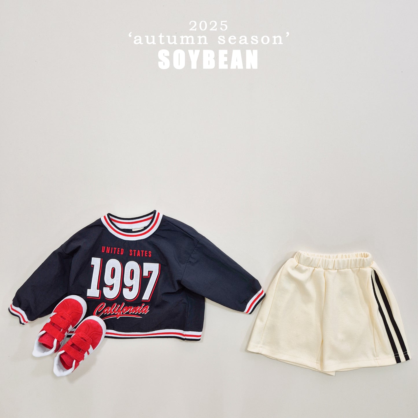 (Pre-order) Soybean Kids - Bermuda Crop Pants 버뮤다7부팬츠 (3 Colors)