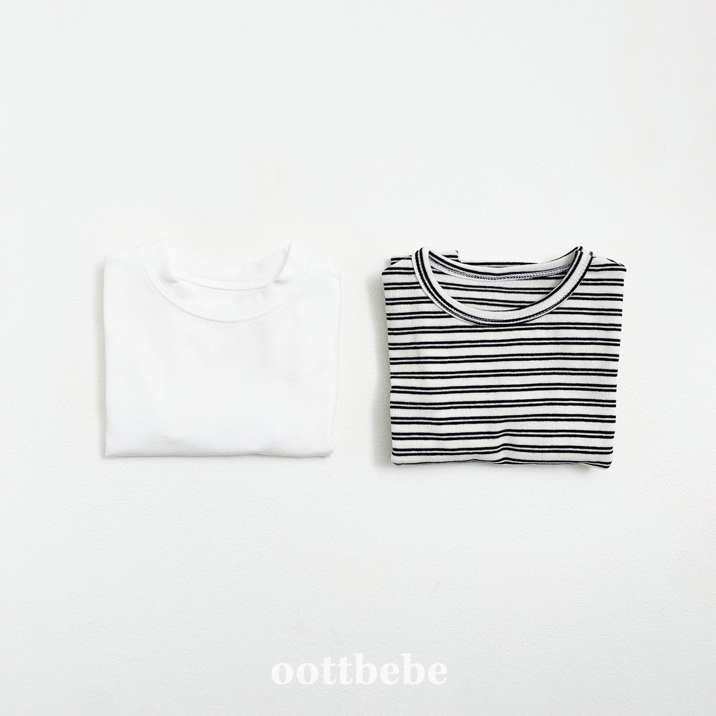 (Pre-order) OOTTBEBE - Oreo 1+1 Kids T-Shirt Set 오레오 1+1 티셔츠 (3 Colors)