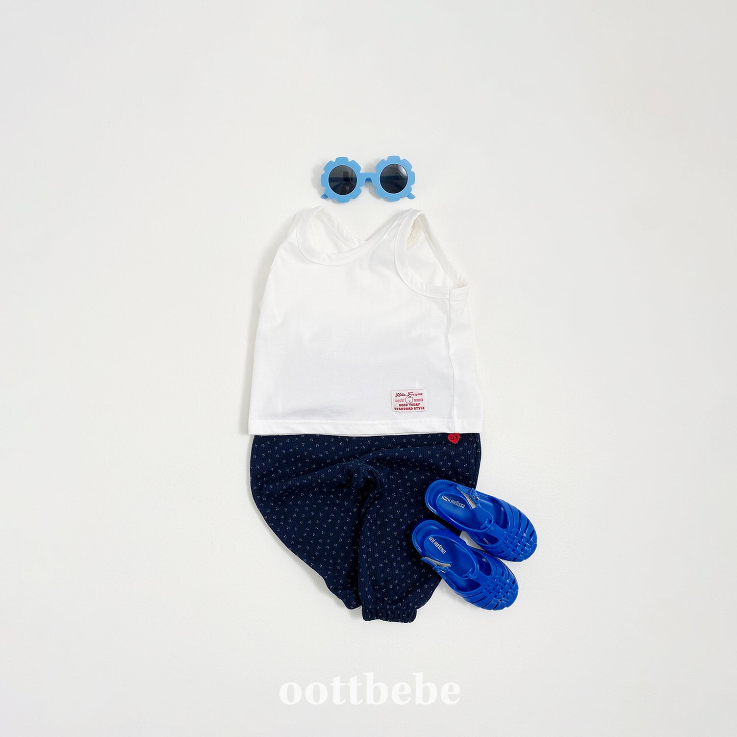 (Pre-order) OOTTBEBE - Daily 3-Piece Set 데일리3종Set (2 Colors)