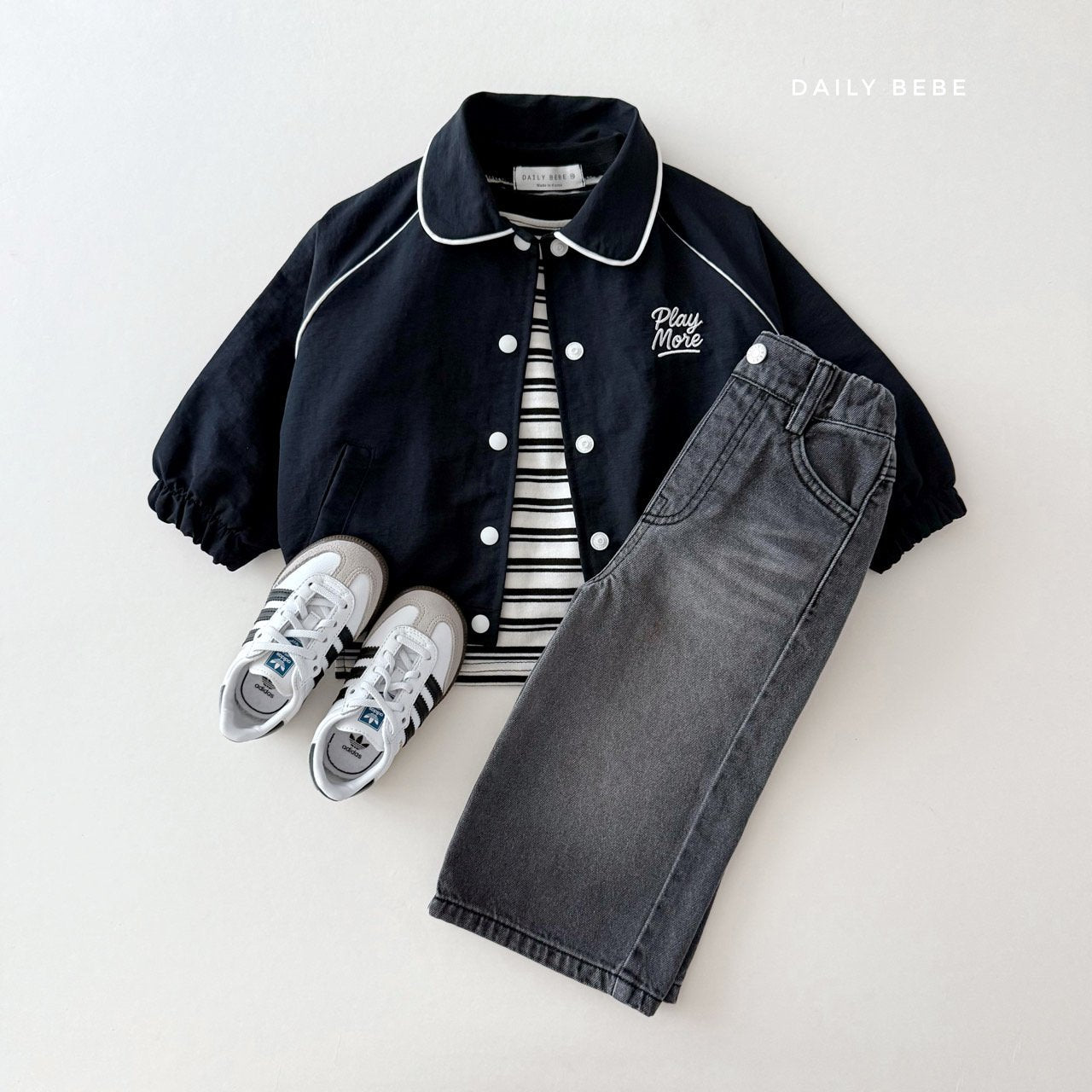 (Pre-order) Daily Bebe - Kids' Play More Jacket 플레이모어 점퍼 (2 Colors)