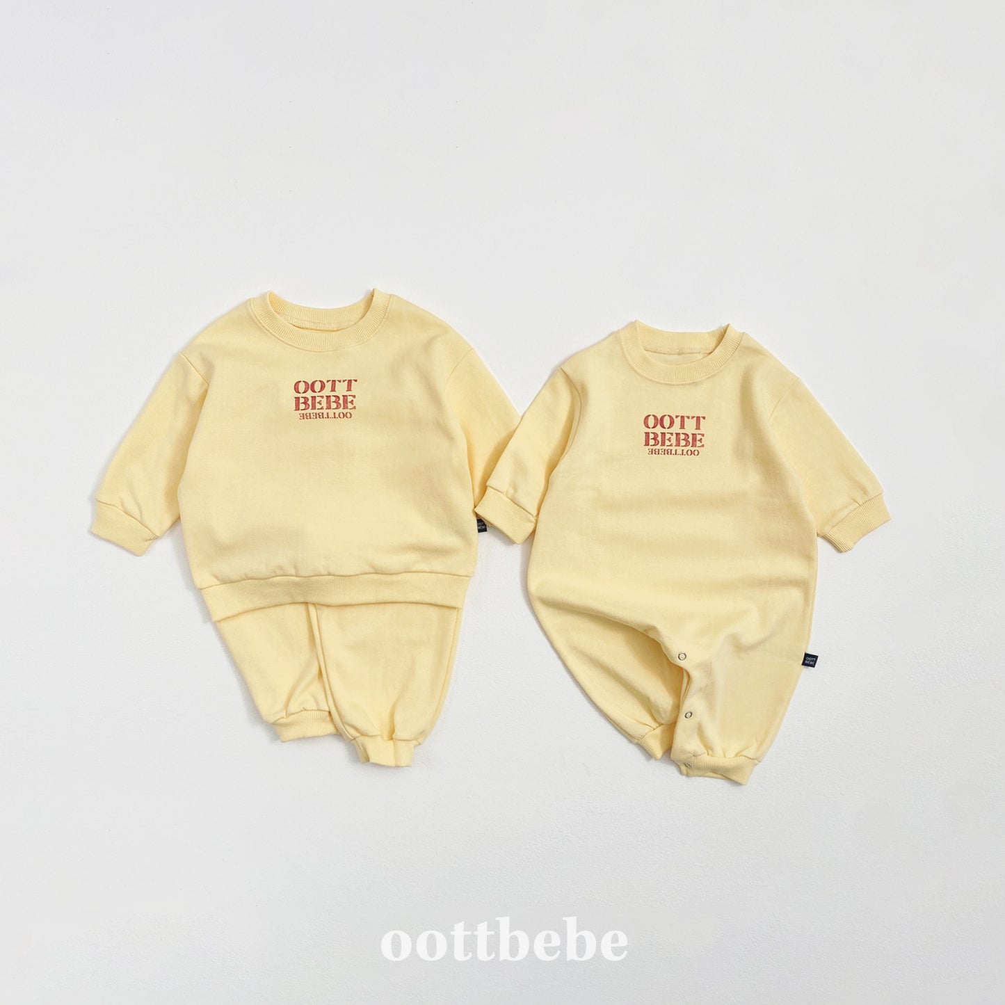 (Pre-order) OOTTBEBE - OOTTBEBE Top & Bottom Set 오뜨베베상하복 (4 Colors)