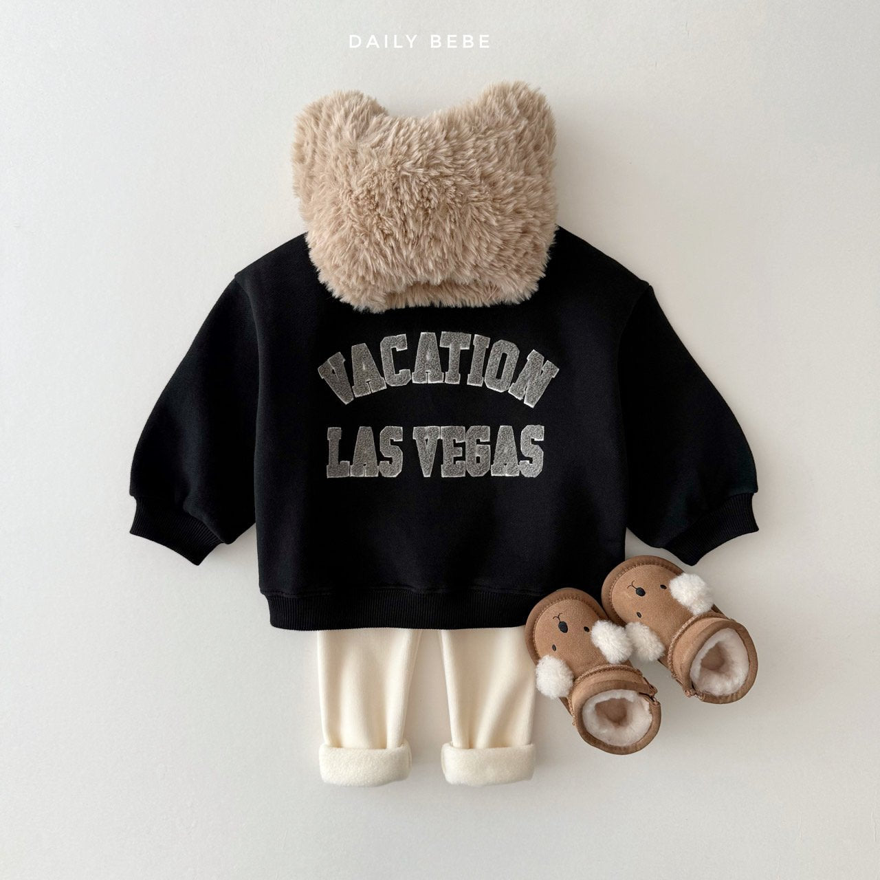 (Pre-order) Daily Bebe Winter - Kids' Vacation Sweatshirt 베케이션 맨투맨 (2 Colors)