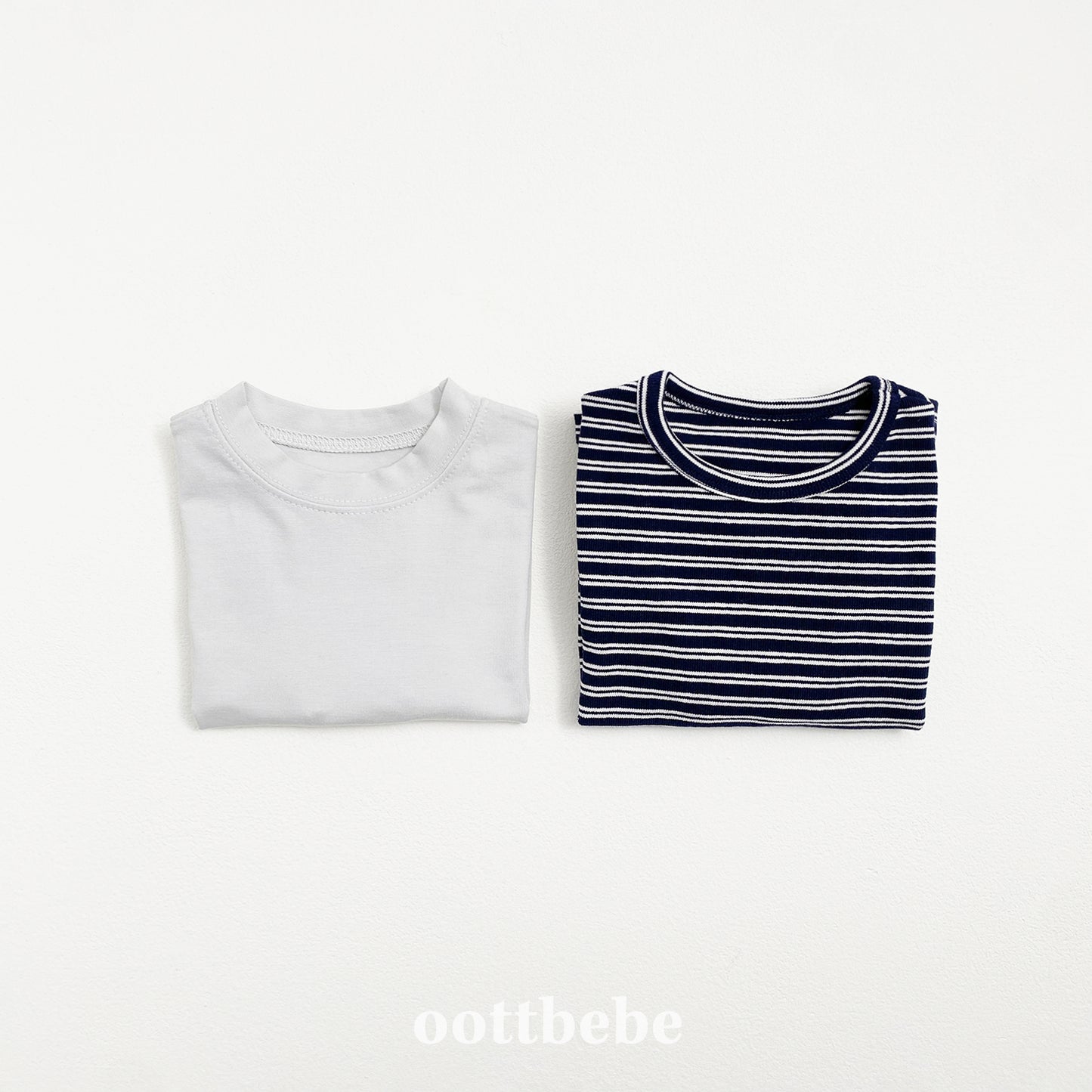(Pre-order) OOTTBEBE - Oreo 1+1 Kids T-Shirt Set 오레오 1+1 티셔츠 (3 Colors)