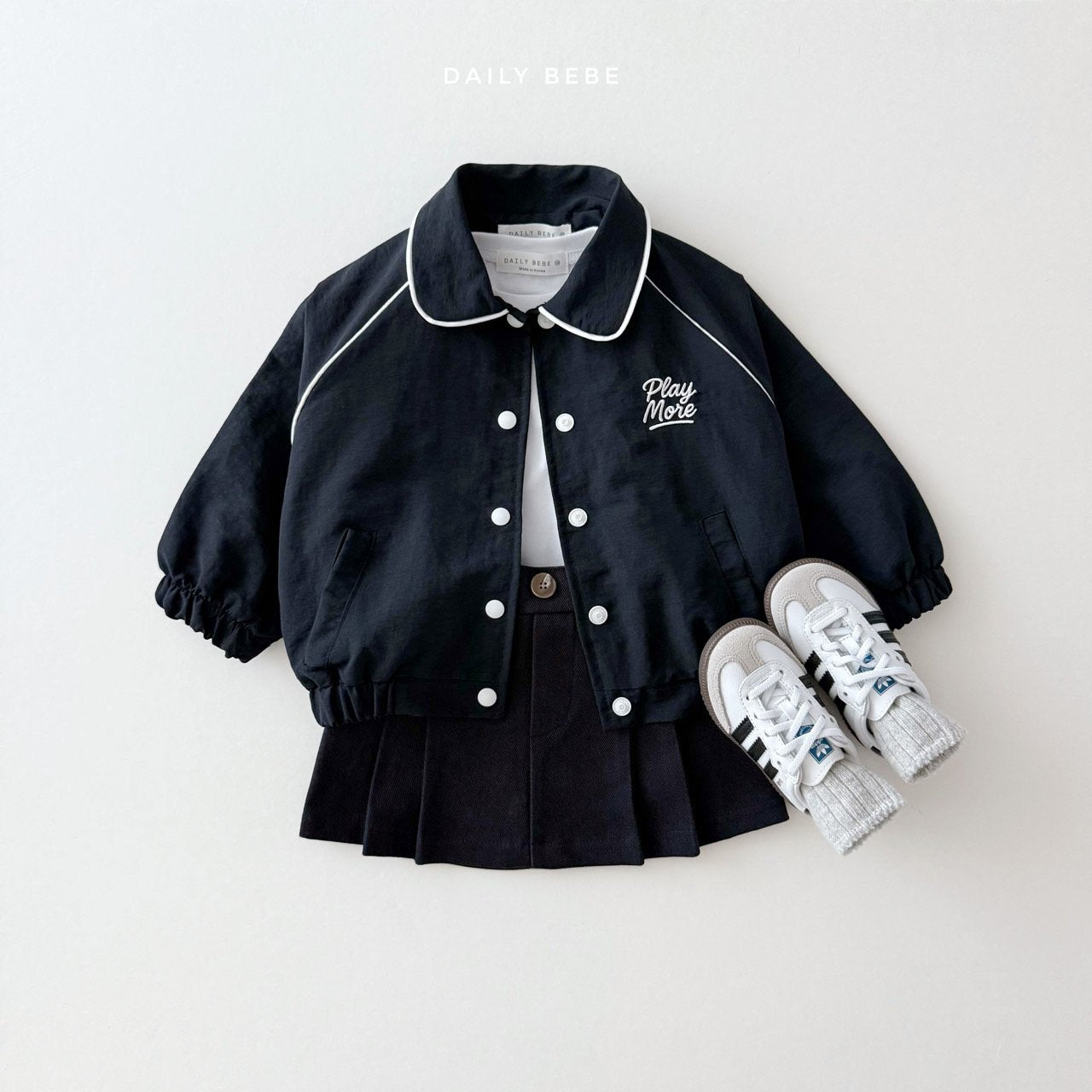 (Pre-order) Daily Bebe - Kids' Play More Jacket 플레이모어 점퍼 (2 Colors)