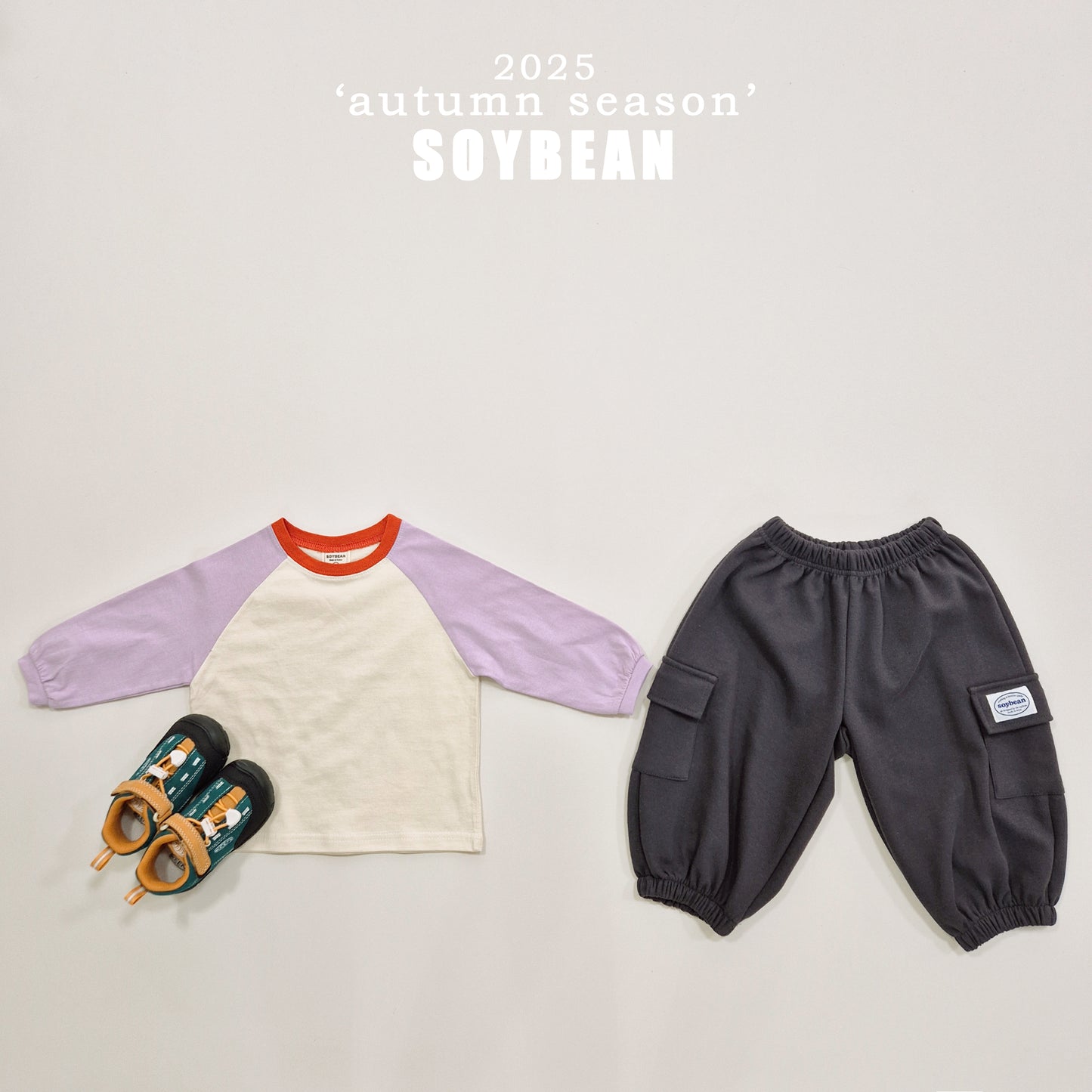 (Pre-order) Soybean Kids - Balloon Cargo Jogger Pants 항아리카고조거팬츠 (3 Colors)