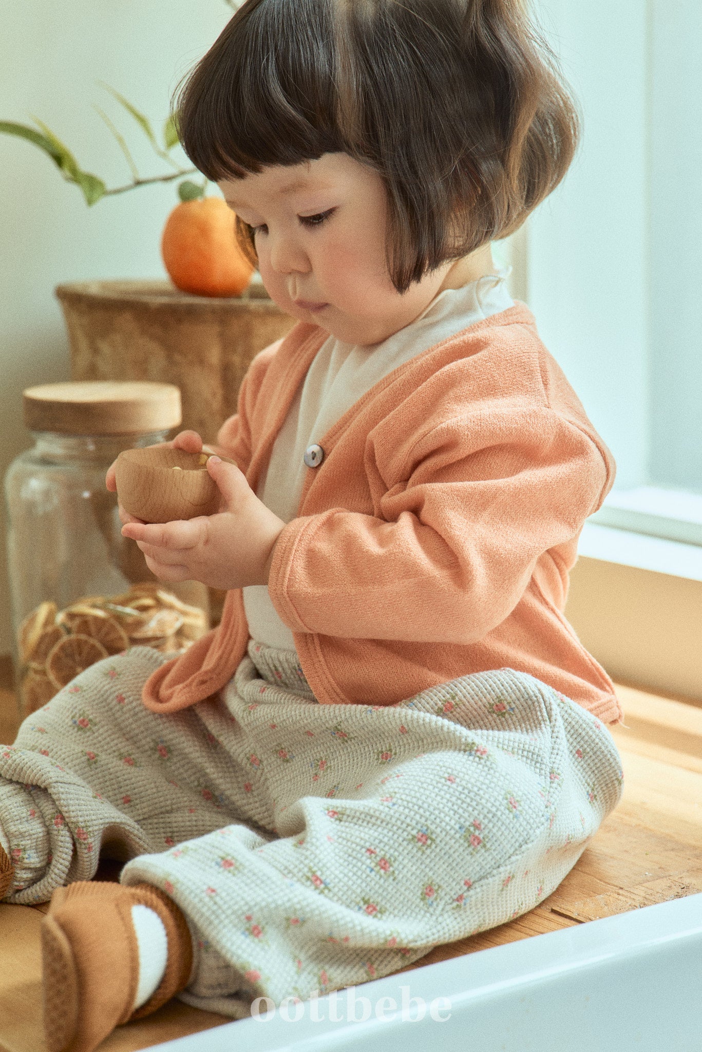 (Pre-order) OOTTBEBE - Melody Gojengi Pants 멜로디고쟁이팬츠 (4 Colors)