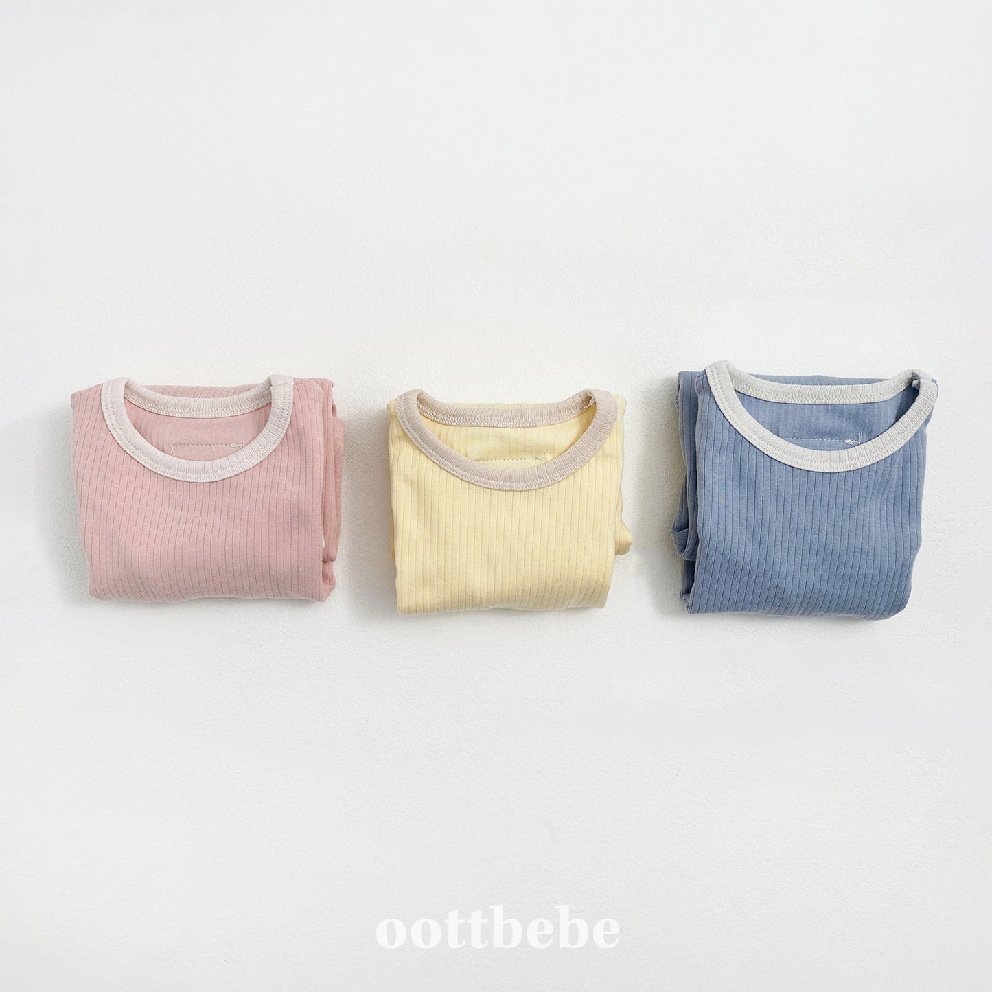 (Pre-order) OOTTBEBE - Buttercream Full Bodysuit Set (with Bonnet) 버터크림전신슈트 Set (보넷포함) (3 Colors)