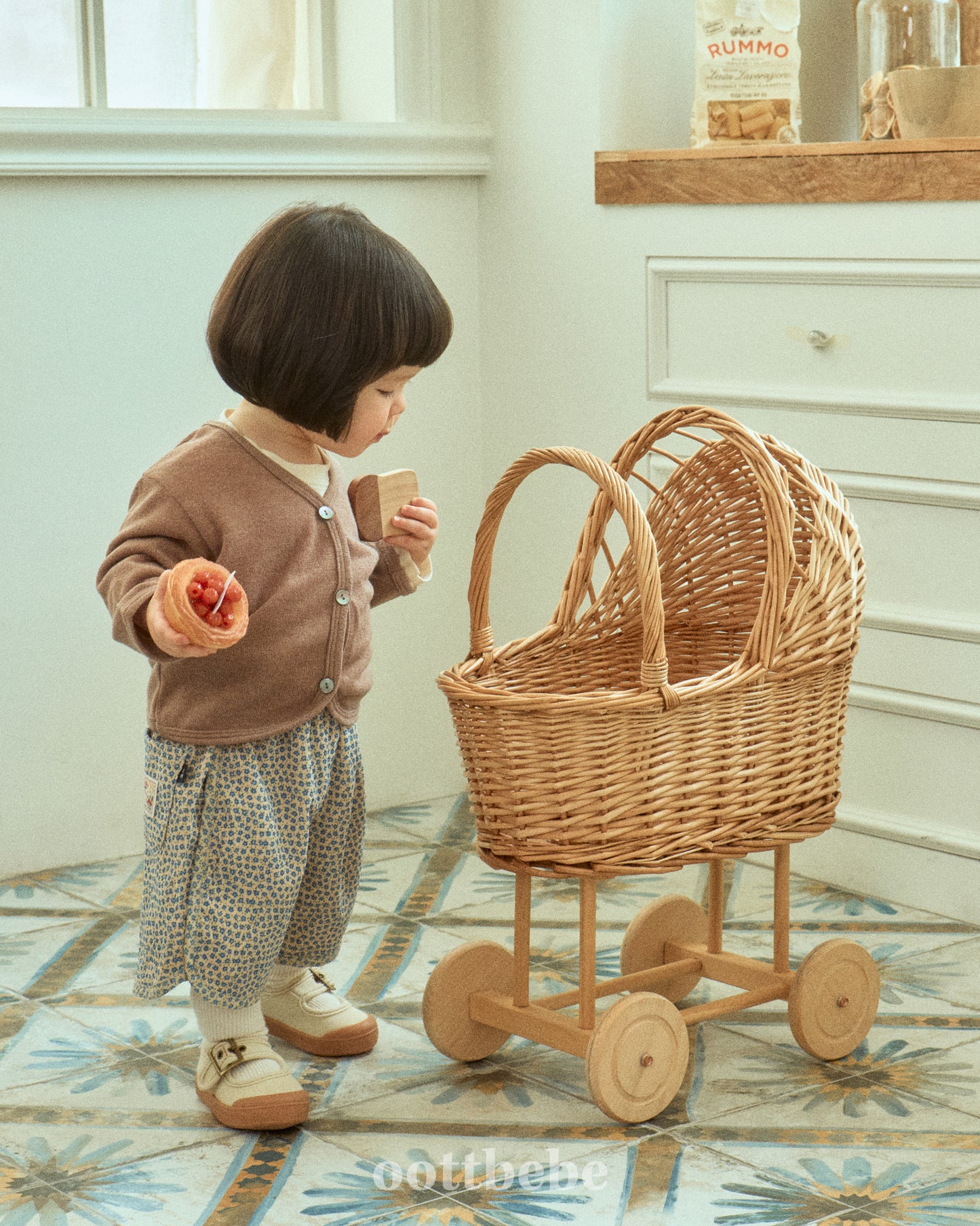 (Pre-order) OOTTBEBE - Autumn Cardigan 어텀가디건 (4 Colors)