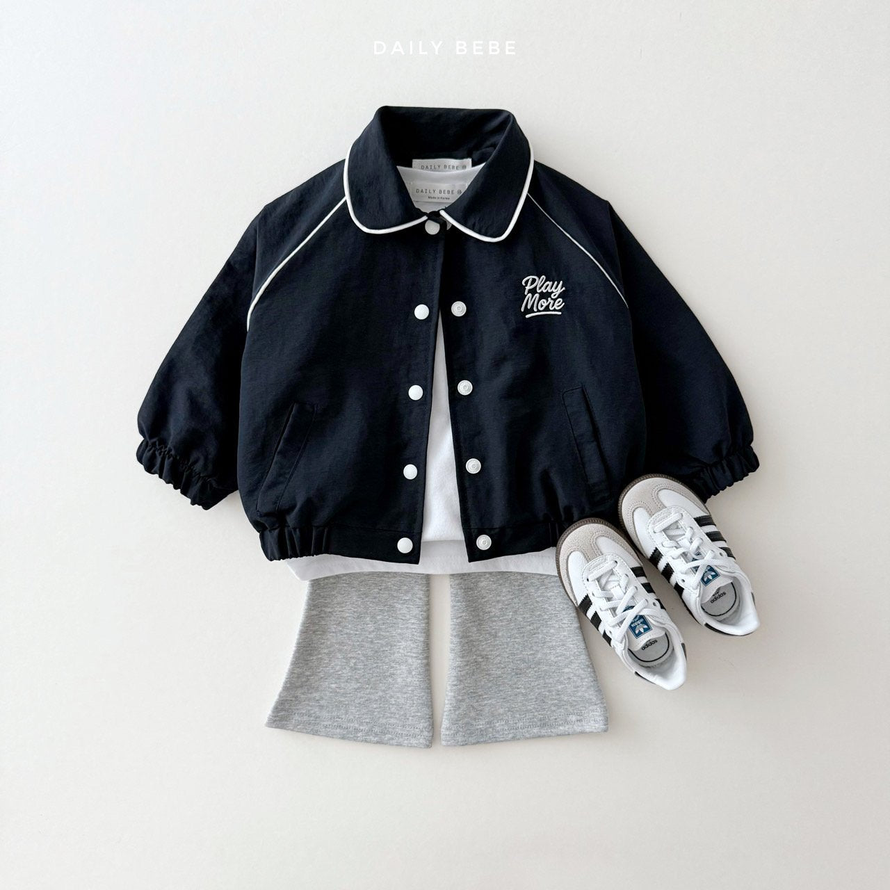 (Pre-order) Daily Bebe - Kids' Play More Jacket 플레이모어 점퍼 (2 Colors)