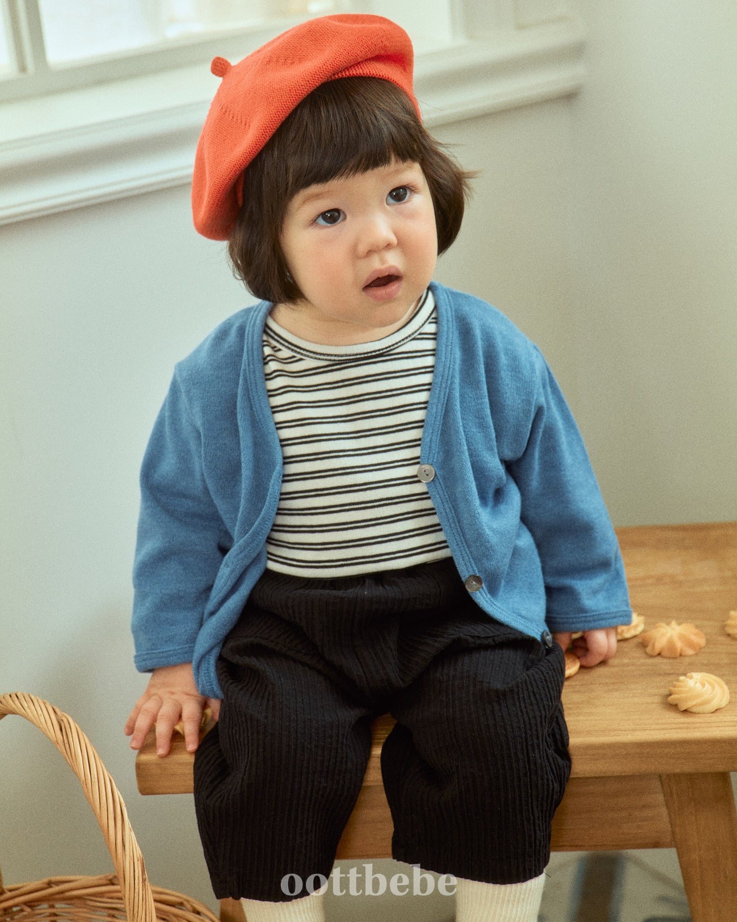 (Pre-order) OOTTBEBE - Playful Pocket Pants 위트포켓팬츠 (2 Colors)