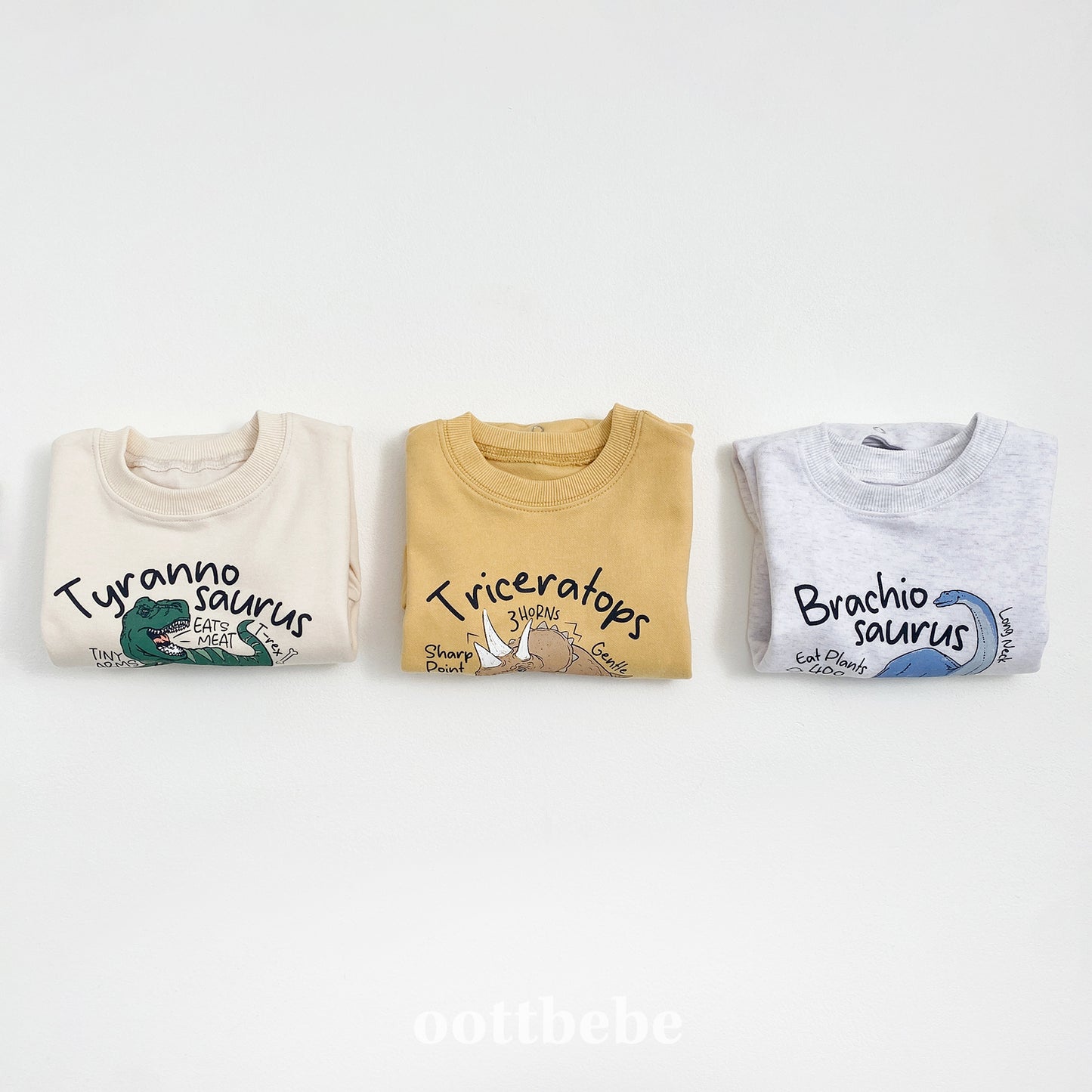 (Pre-order) OOTTBEBE - Dino Full Bodysuit 공룡전신슈트 (3 Colors)