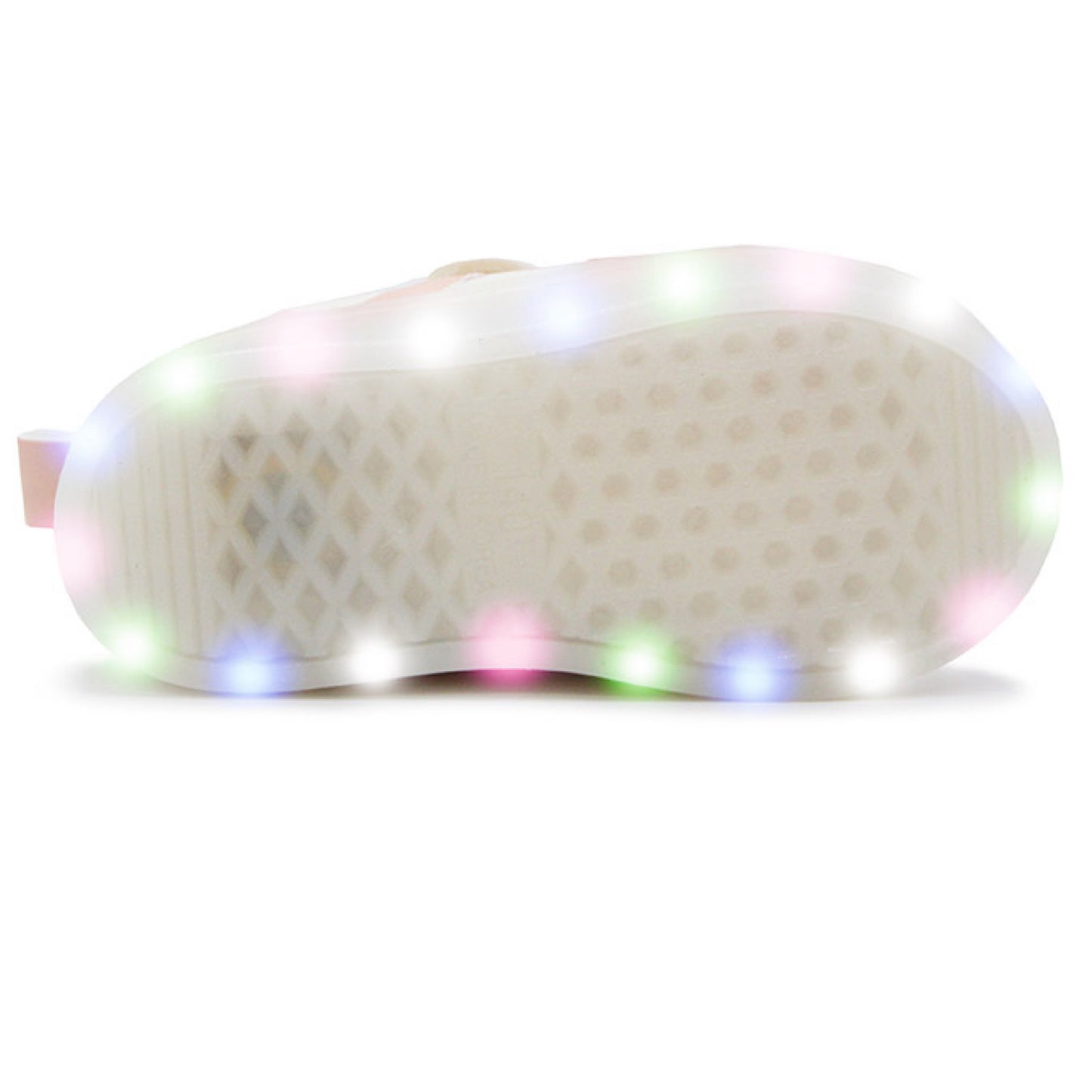 (Pre-order) KoongsKoongs Kids’ Bread LED Light-up Sneakers (Soft Pink)