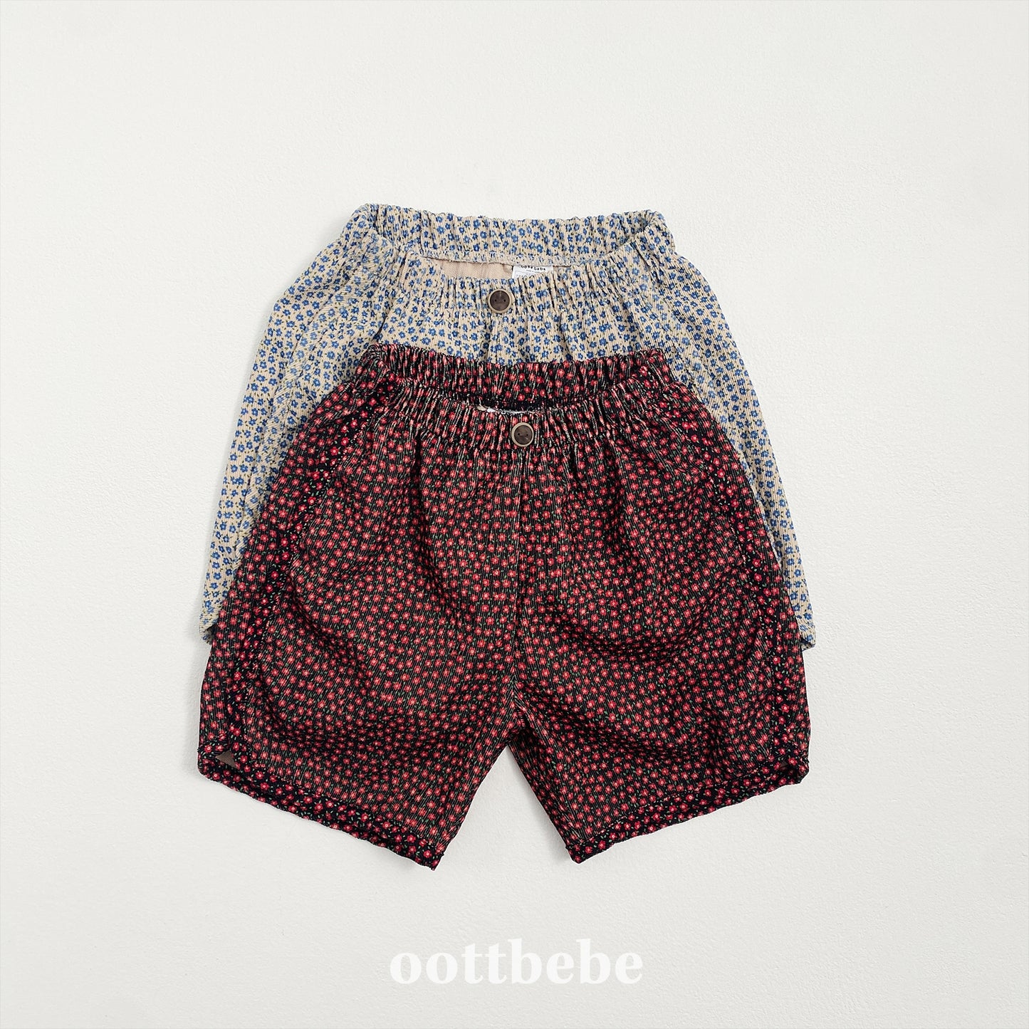 (Pre-order) OOTTBEBE - Bloom Pants (6/10 Length) 블룸팬츠(6부) (2 Colors)