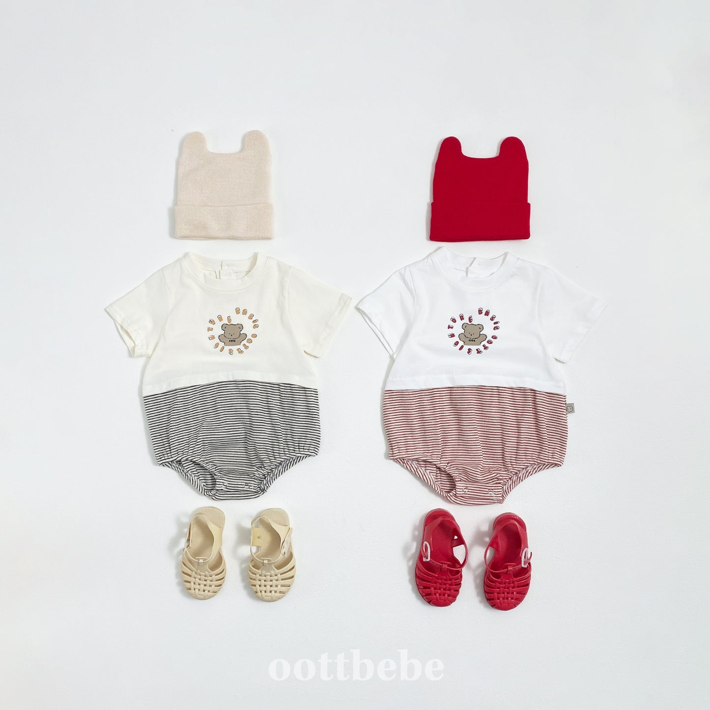 (Pre-order) OOTTBEBE - Otti Signature Bodysuit 오띠시그니쳐슈트 (2 Colors)