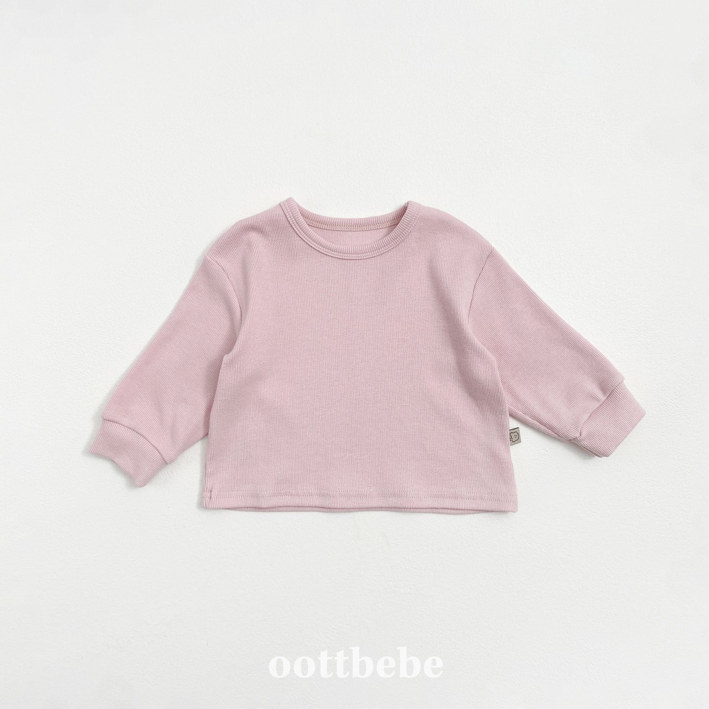 (Pre-order) OOTTBEBE - Creamy Cuff Tee 크리미시보리티 (4 Colors)