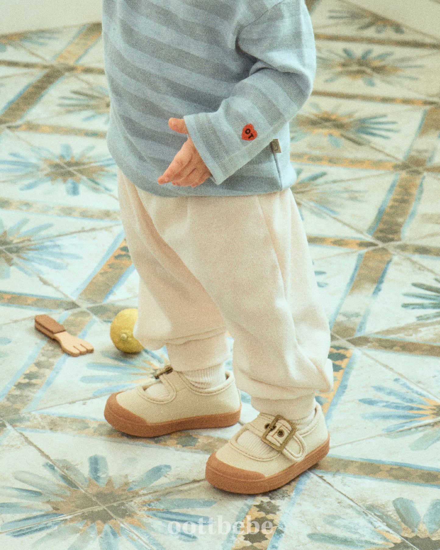 (Pre-order) OOTTBEBE - Knit Jogger Pants 니트조거팬츠 (4 Colors)