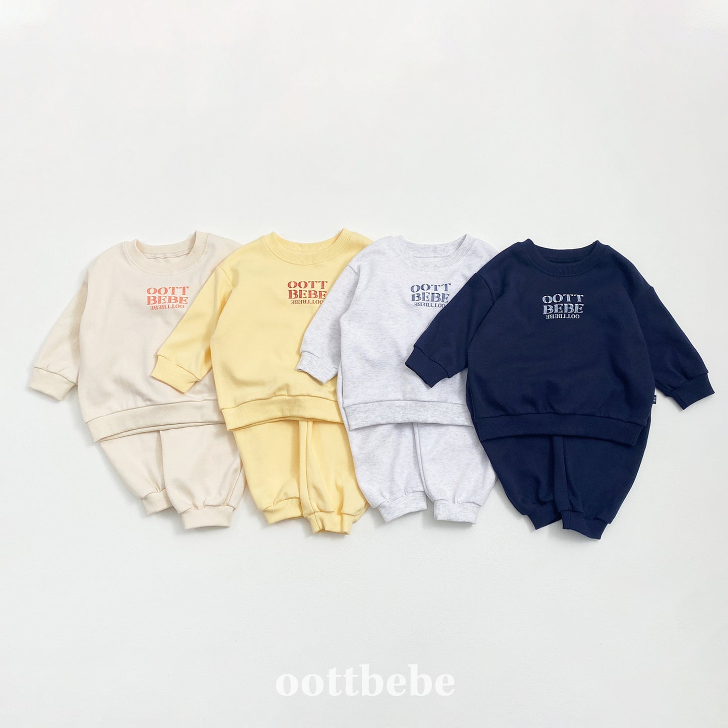 (Pre-order) OOTTBEBE - OOTTBEBE Top & Bottom Set 오뜨베베상하복 (4 Colors)