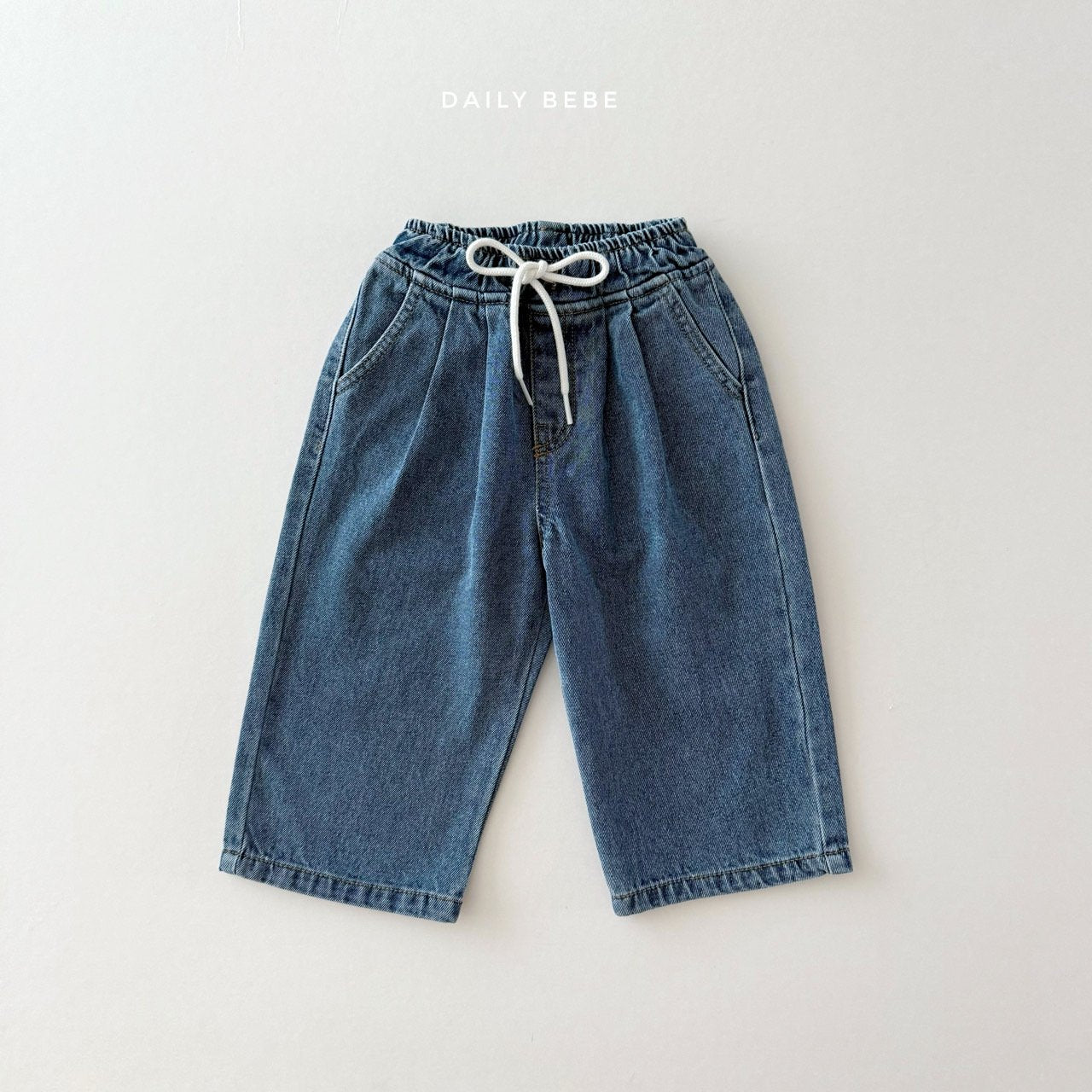 (Pre-order) Daily Bebe - Kids' Banding Denim Pants 밴딩데님팬츠