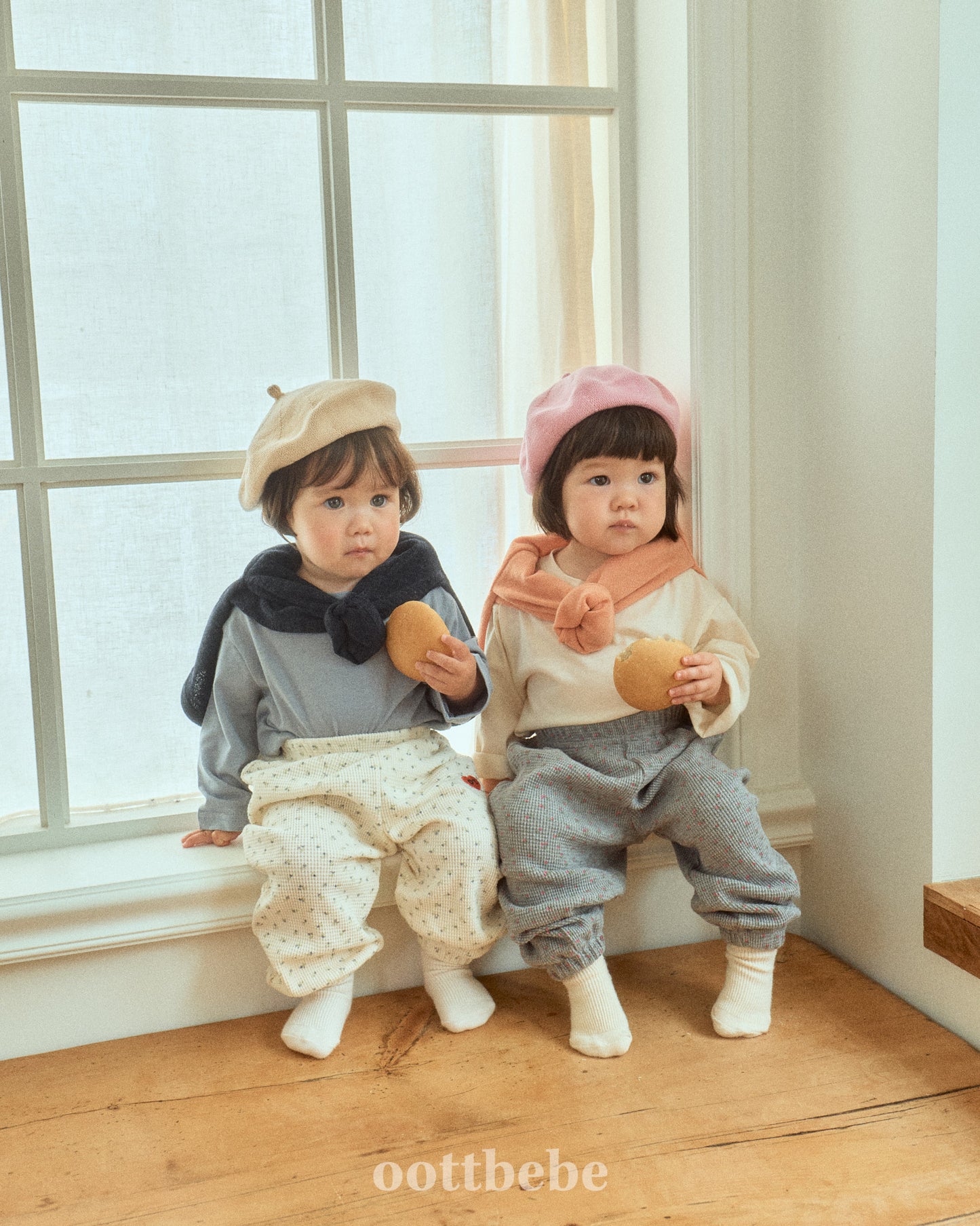 (Pre-order) OOTTBEBE - Melody Gojengi Pants 멜로디고쟁이팬츠 (4 Colors)